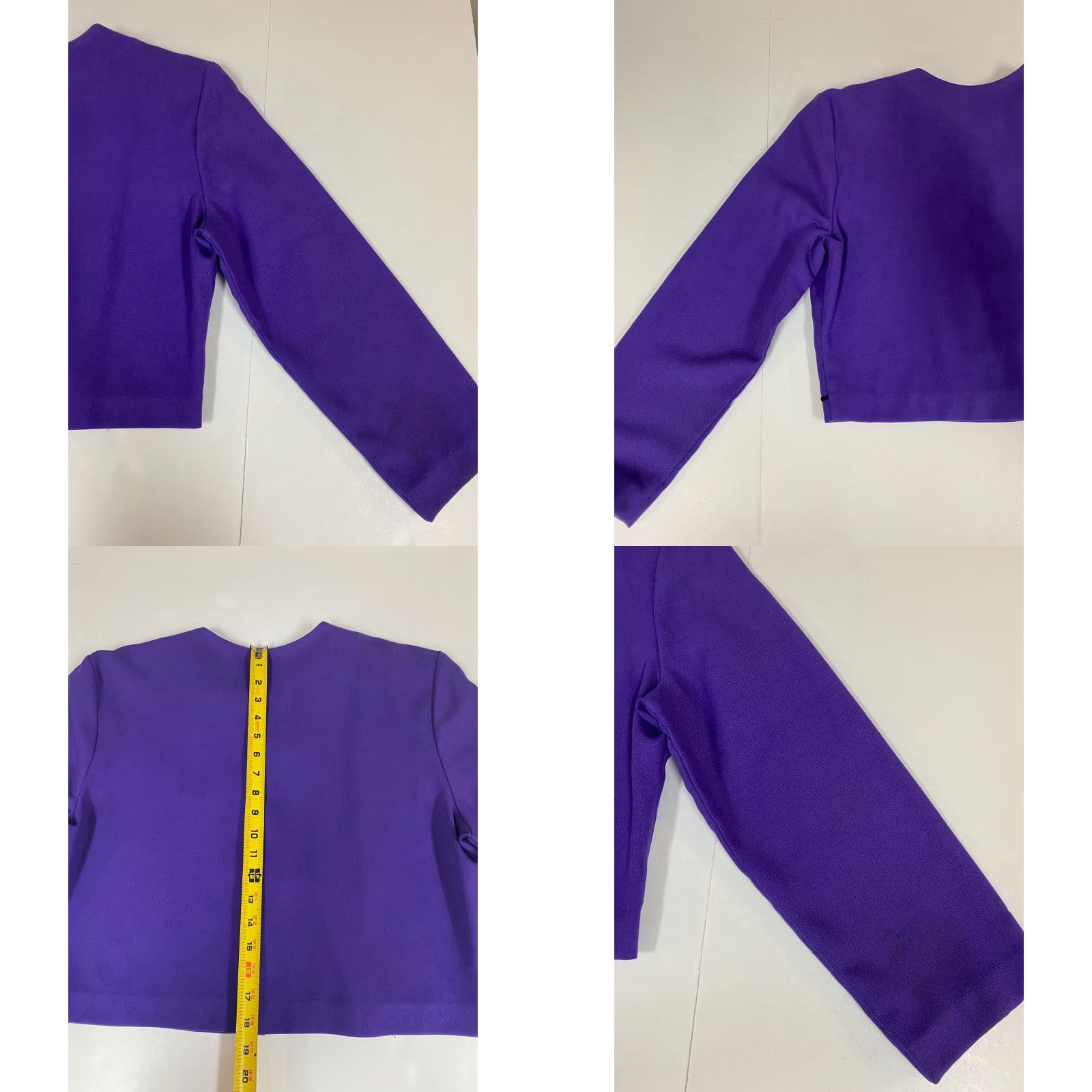 Vintage Norton McNaughton Womens Blazer 14 Purple Tuxedo Notch Lapel Single-Breasted Lightweight Mid-Length Modern Dress Jacket Size XL / US 12-14 / IT 48-50 - 8 Thumbnail