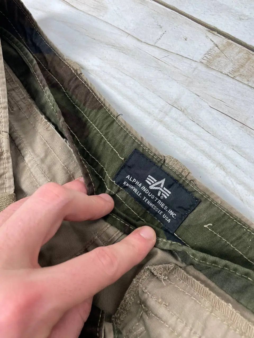 Alpha Industries Vintage Alpha Industries Cargo Pants Baggy Army Military 90s Size US 40 / EU 56 - 11 Thumbnail