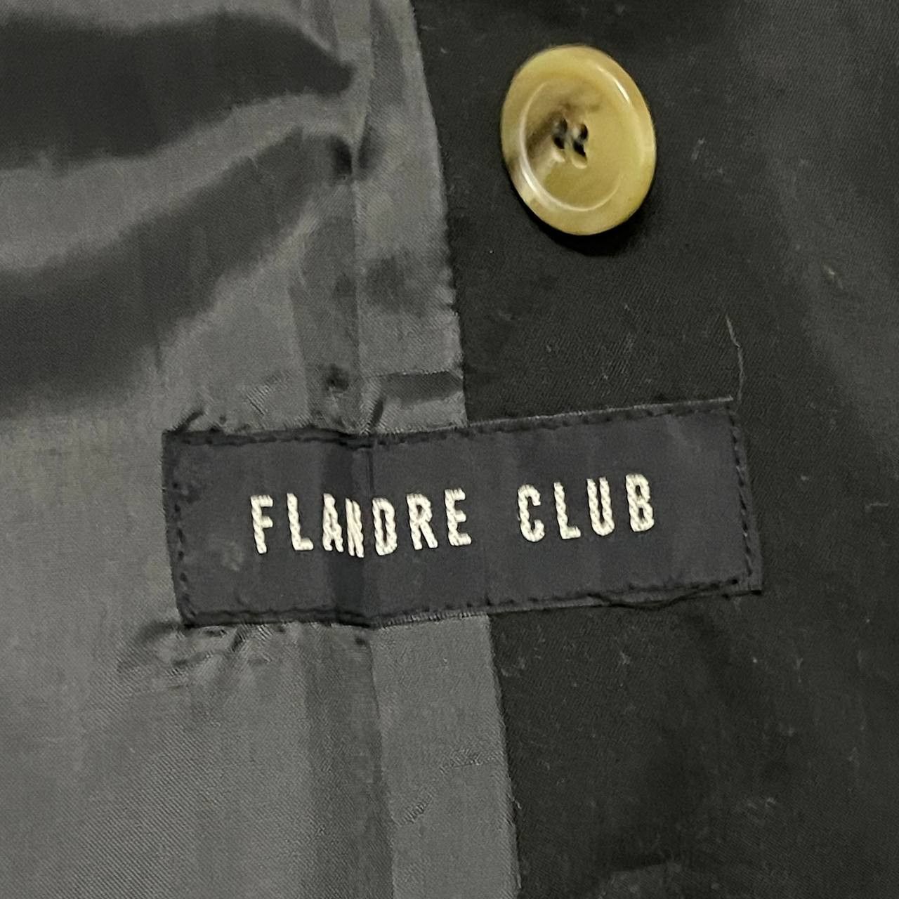Yohji Yamamoto Vintage Flandre Club Double Breasted Coat Size US M / EU 48-50 / 2 - 8 Thumbnail