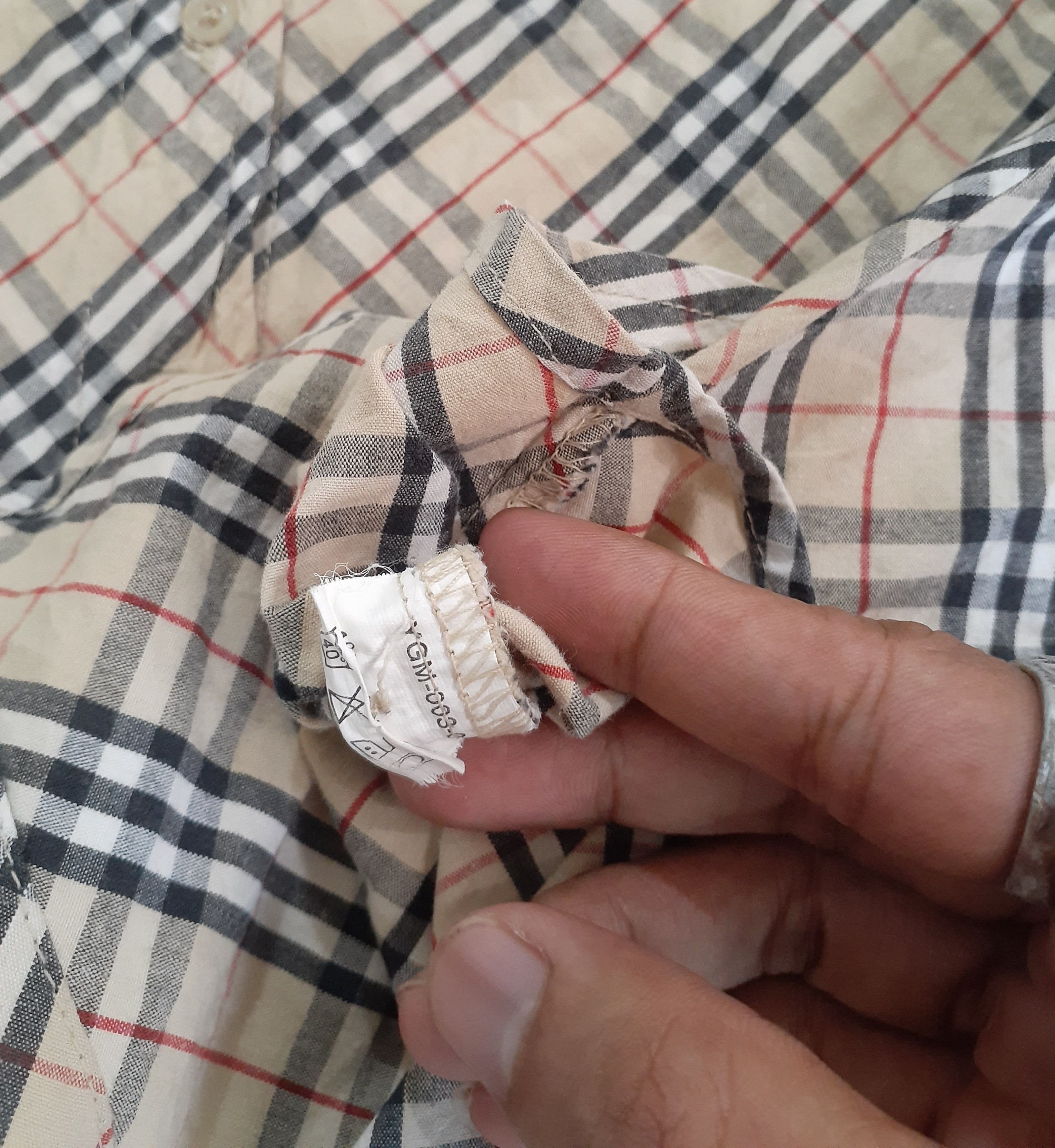 Burberry × Designer Burberry Plaid Buttondown Longsleeve Size S / US 4 / IT 40 - 7 Thumbnail
