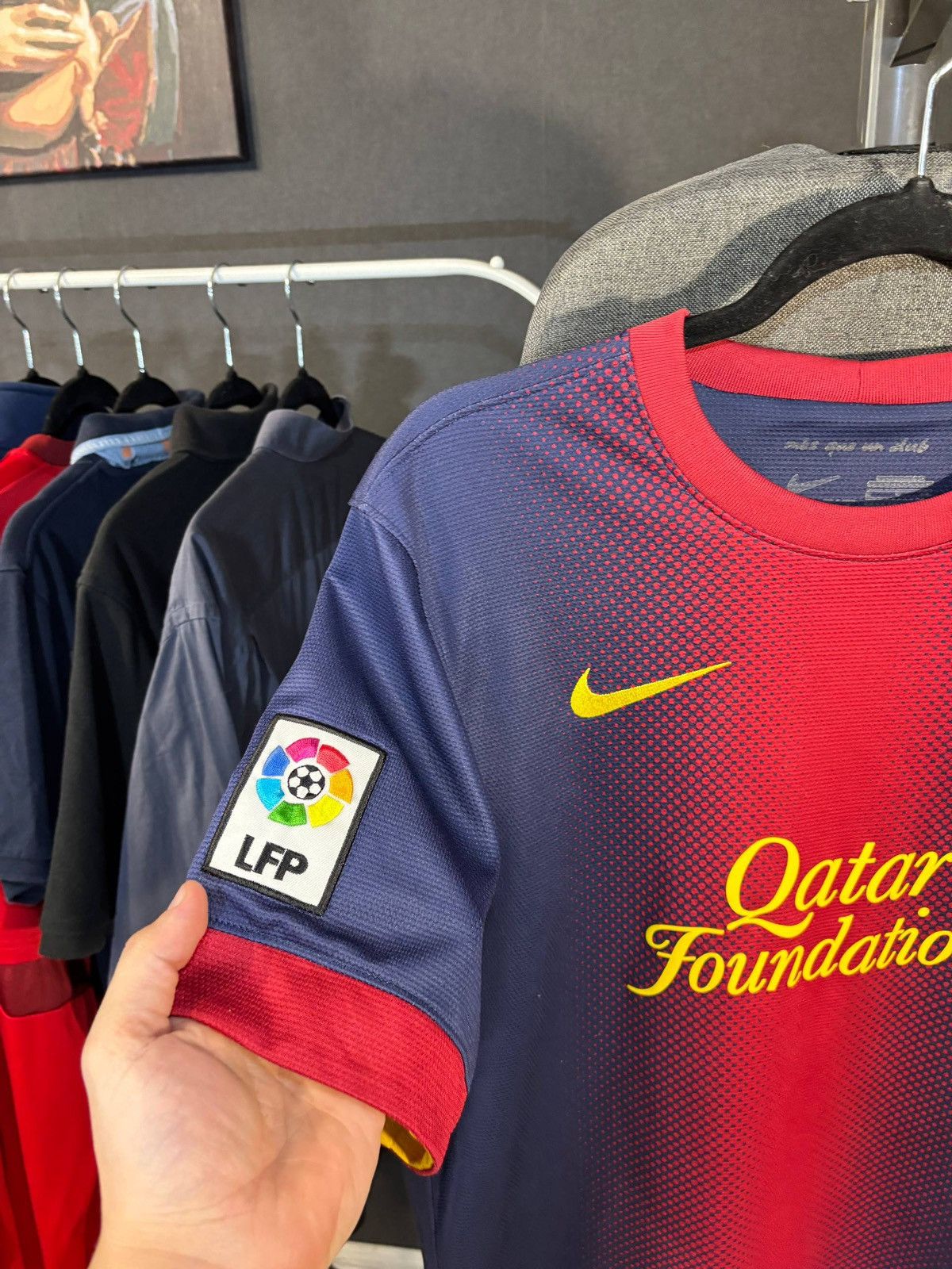 Nike 2012-13 Nike Barcelona Messi soccer jersey Size:S Size US S / EU 44-46 / 1 - 5 Thumbnail