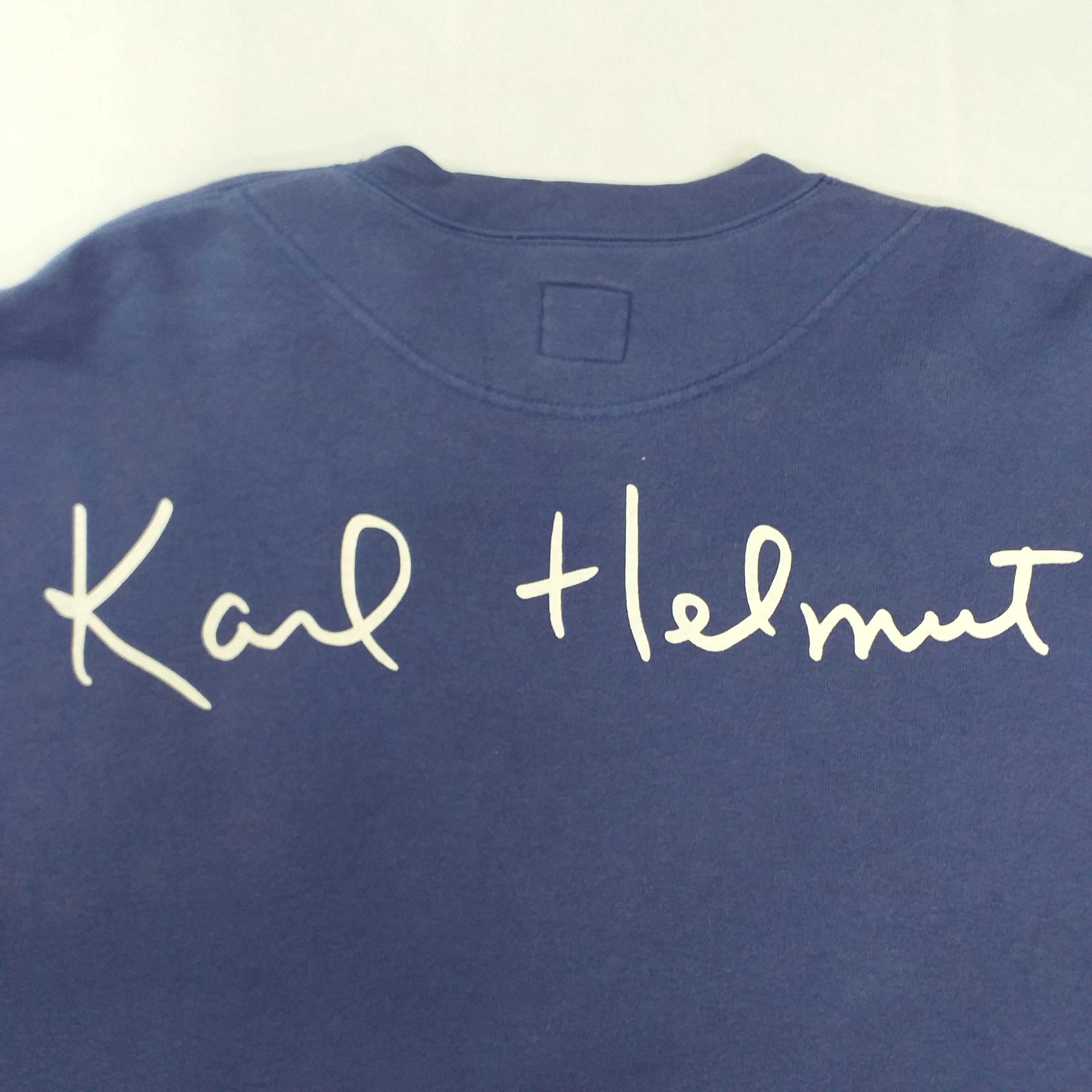 Japanese Brand Vintage Karl Helmut Spell Out Sweatshirt -SW019 Size US L / EU 52-54 / 3 - 3 Thumbnail