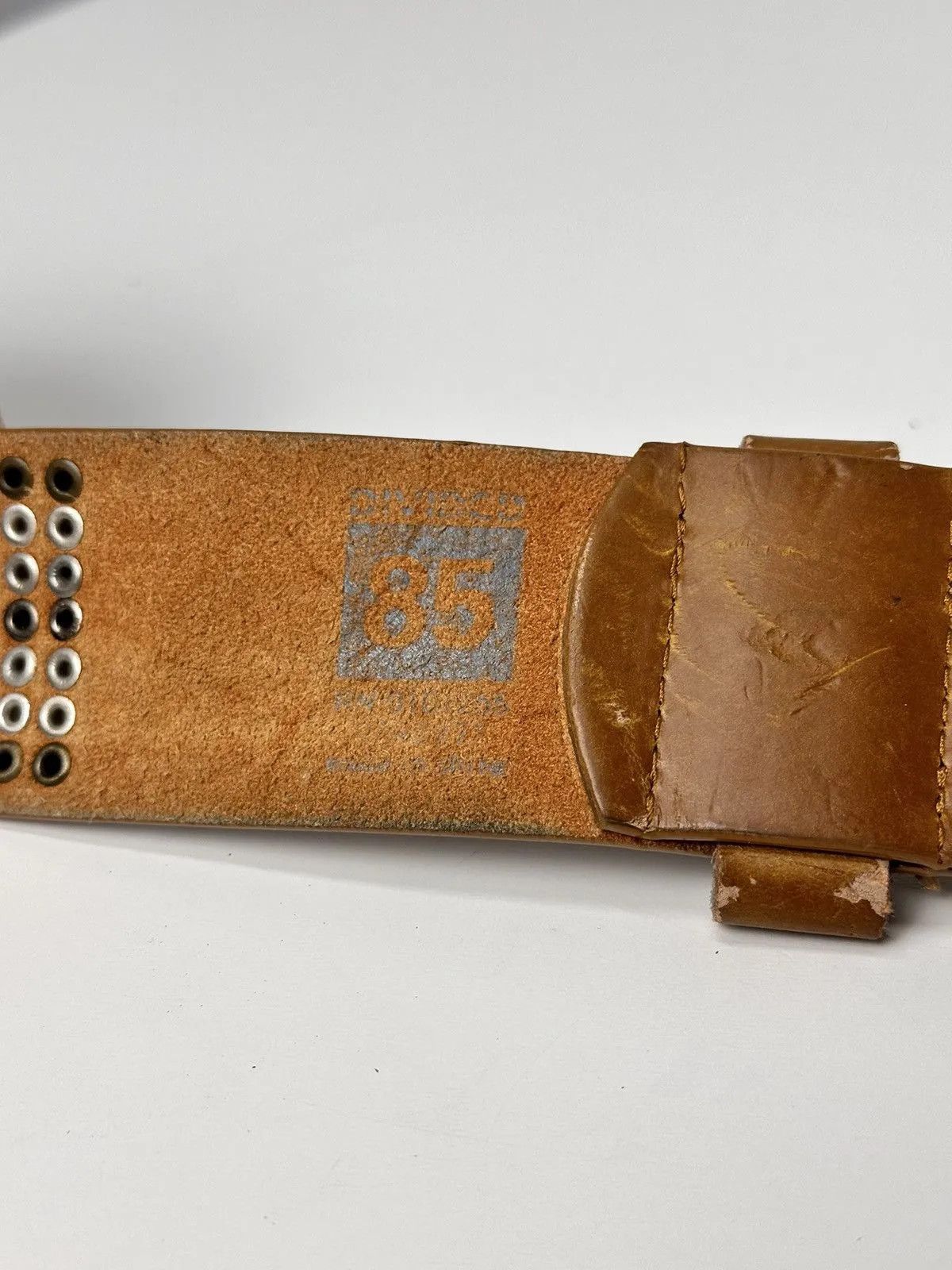 B.B. Simon Japanese Brand Vintage Y2K Rhinestones Hype Leather Belt Size ONE SIZE - 7 Thumbnail