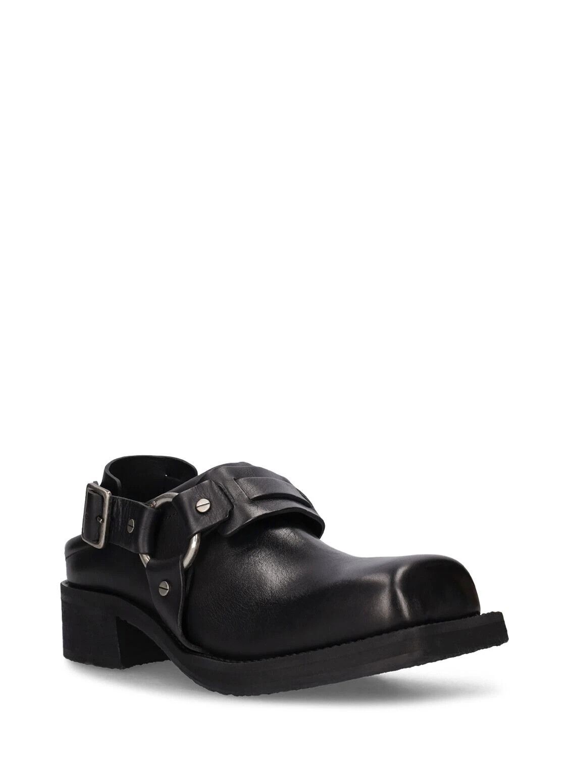 Acne Studios ACNE STUDIOS Black Leather 50mm Slingback Mules New Size US 5 / IT 35 - 2 Thumbnail