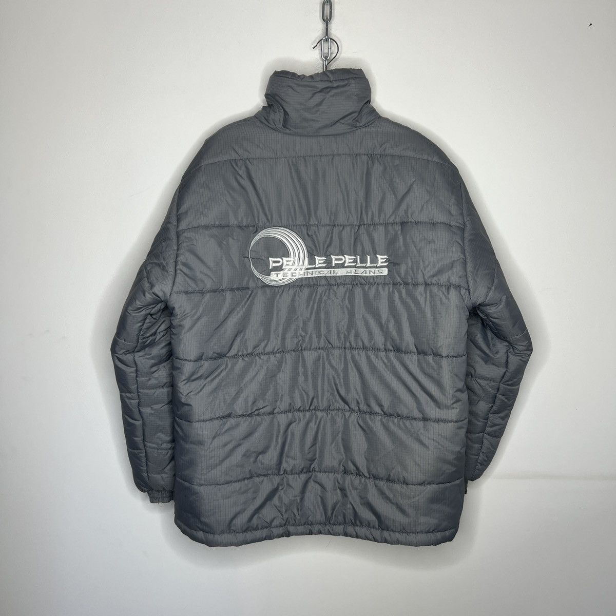 Pelle Pelle × Vintage Vintage 90s Pelle Pellle Puffer Reversible Jacket Grey Y2K Size US XL / EU 56 / 4 - 2 Thumbnail