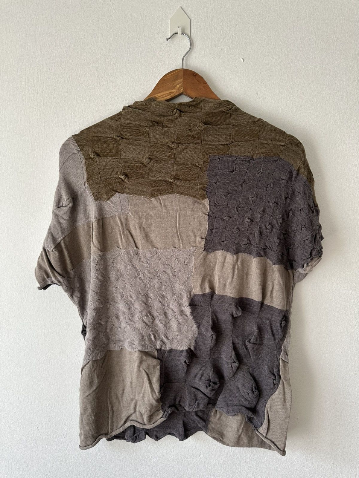 GOSTAR DE FUGA Fuga Fuga Spike Patchwork Textured Knit Size US L / EU 52-54 / 3 - 2 Thumbnail