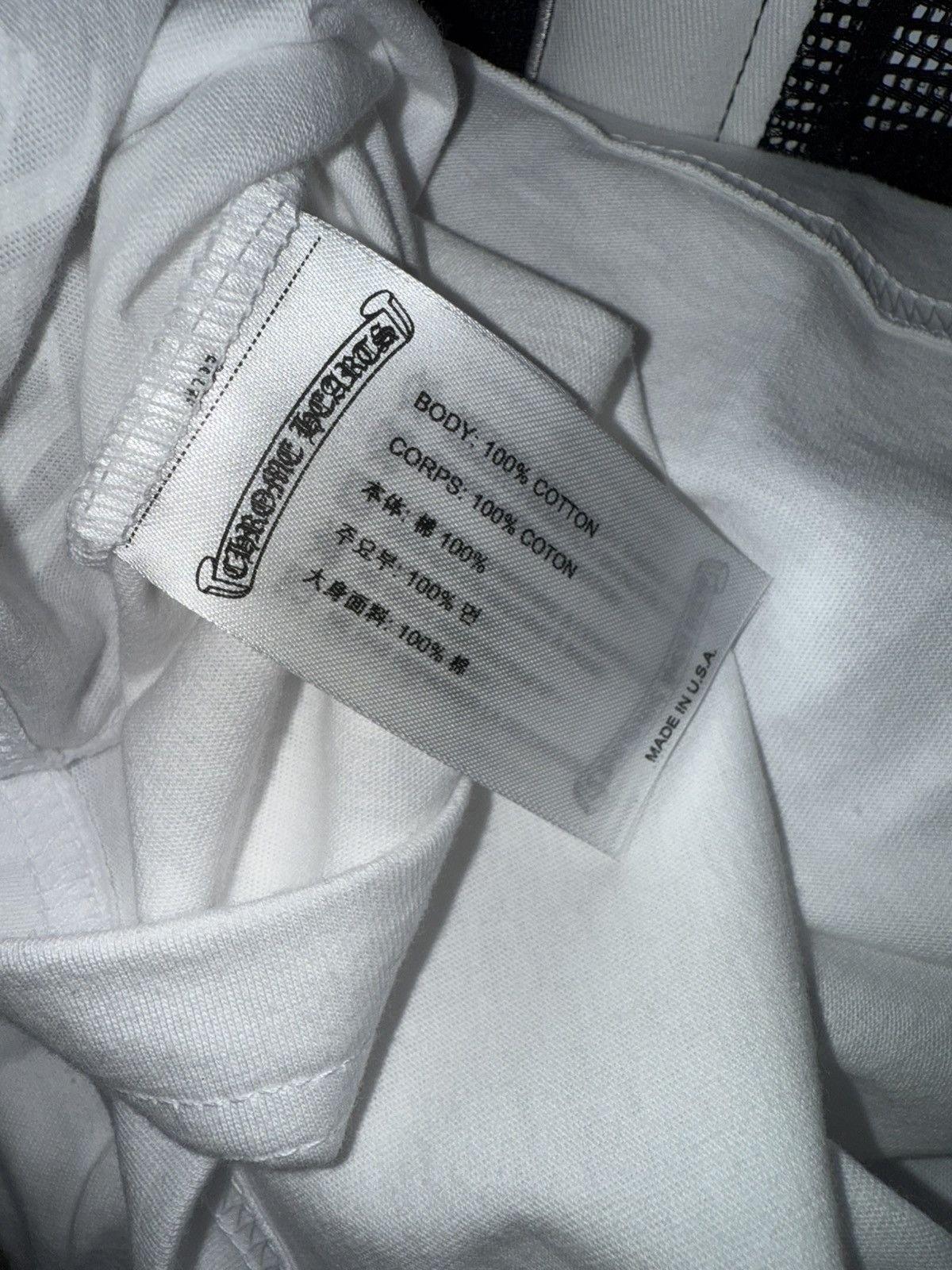 Chrome Hearts Chrome hearts basic white tee Size US M / EU 48-50 / 2 - 12 Thumbnail