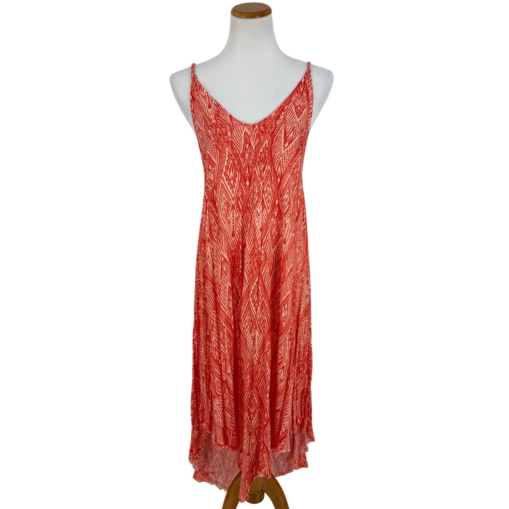 Free People NWOT Free People Peach Asymmetrical Slip Dress | Coastal Cow Size S / US 4 / IT 40 - 2 Thumbnail