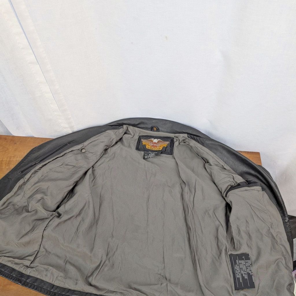 Harley Davidson Harley Davidson Studded Black Leather Motorcycle Jacket XL Size XL / US 12-14 / IT 48-50 - 5 Thumbnail