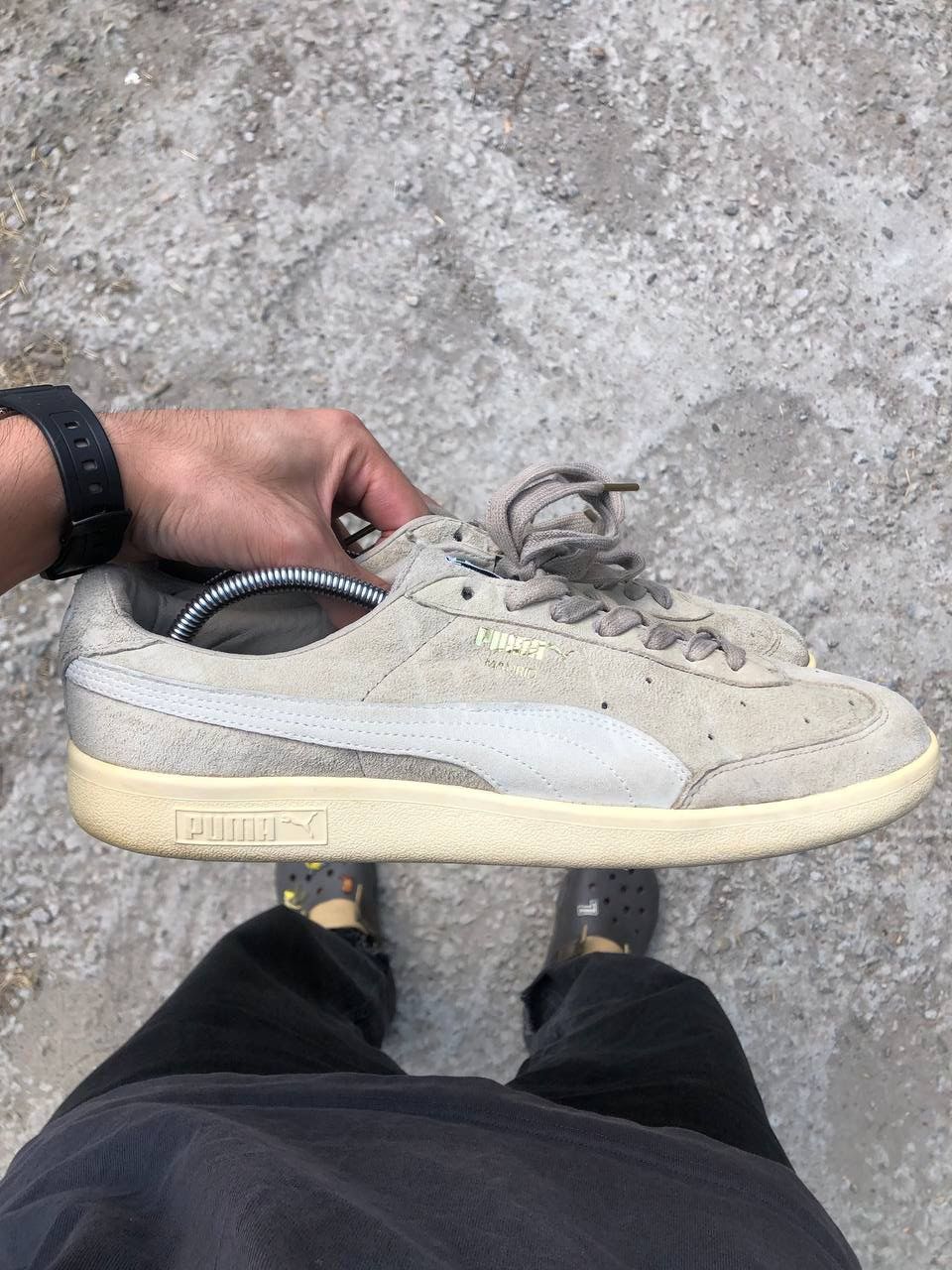 Puma × Vintage VERY RARE PUMA MADRID SPAIN SNEAKERS DESIGNER RETRO Y2K 90s Size US 12 / EU 45 - 1 Thumbnail