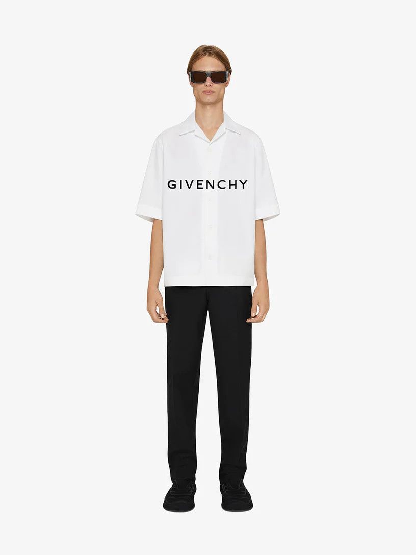 Givenchy 1srvl11e0725 SS Boxy Fit Shirt in White Size US S / EU 44-46 / 1 - 2 Thumbnail