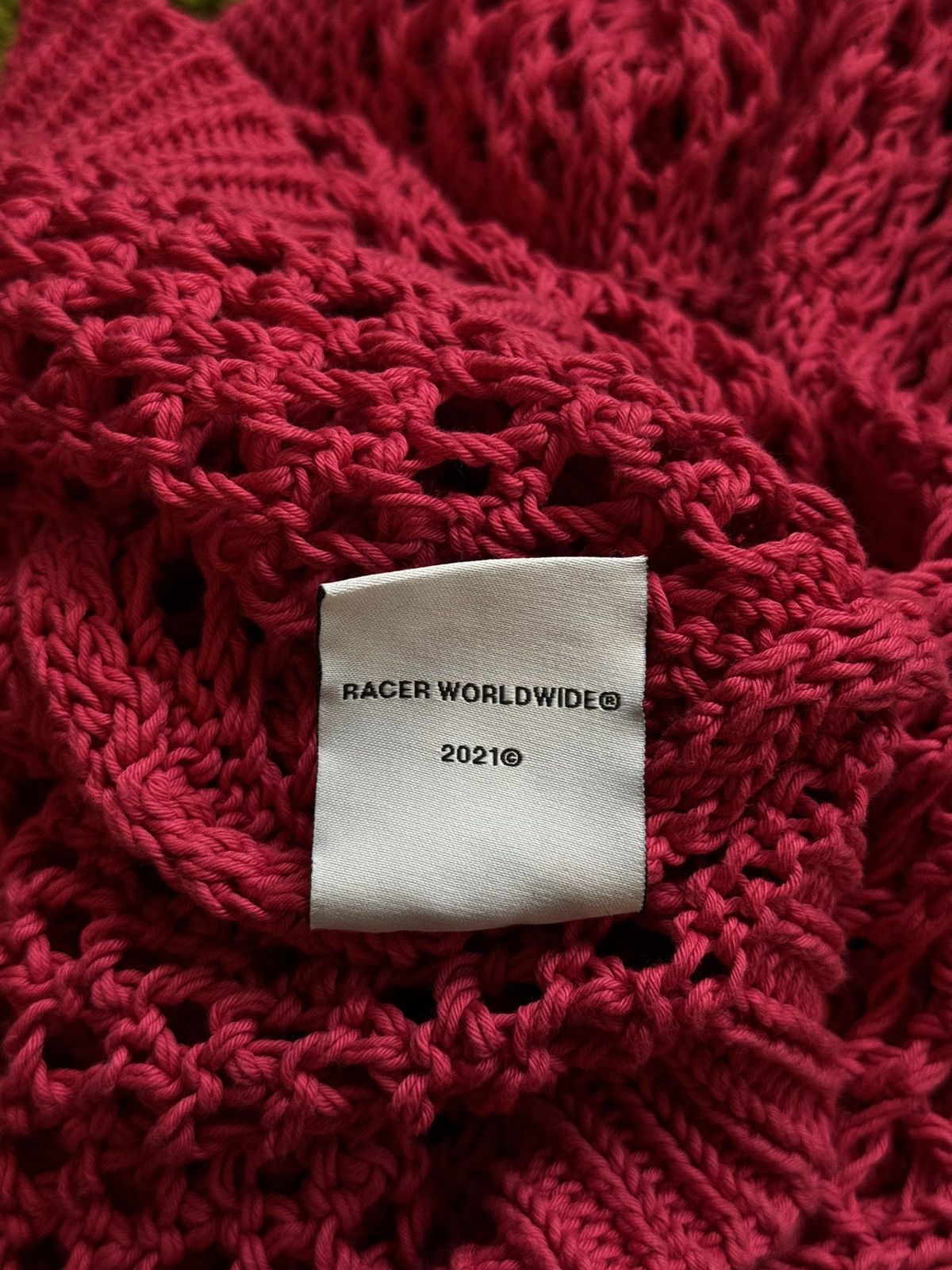 Hysteric Glamour × If Six Was Nine × Racer Worldwide Racer Worldwide cross net sweater Y2K grunge punk style Size US L / EU 52-54 / 3 - 6 Thumbnail