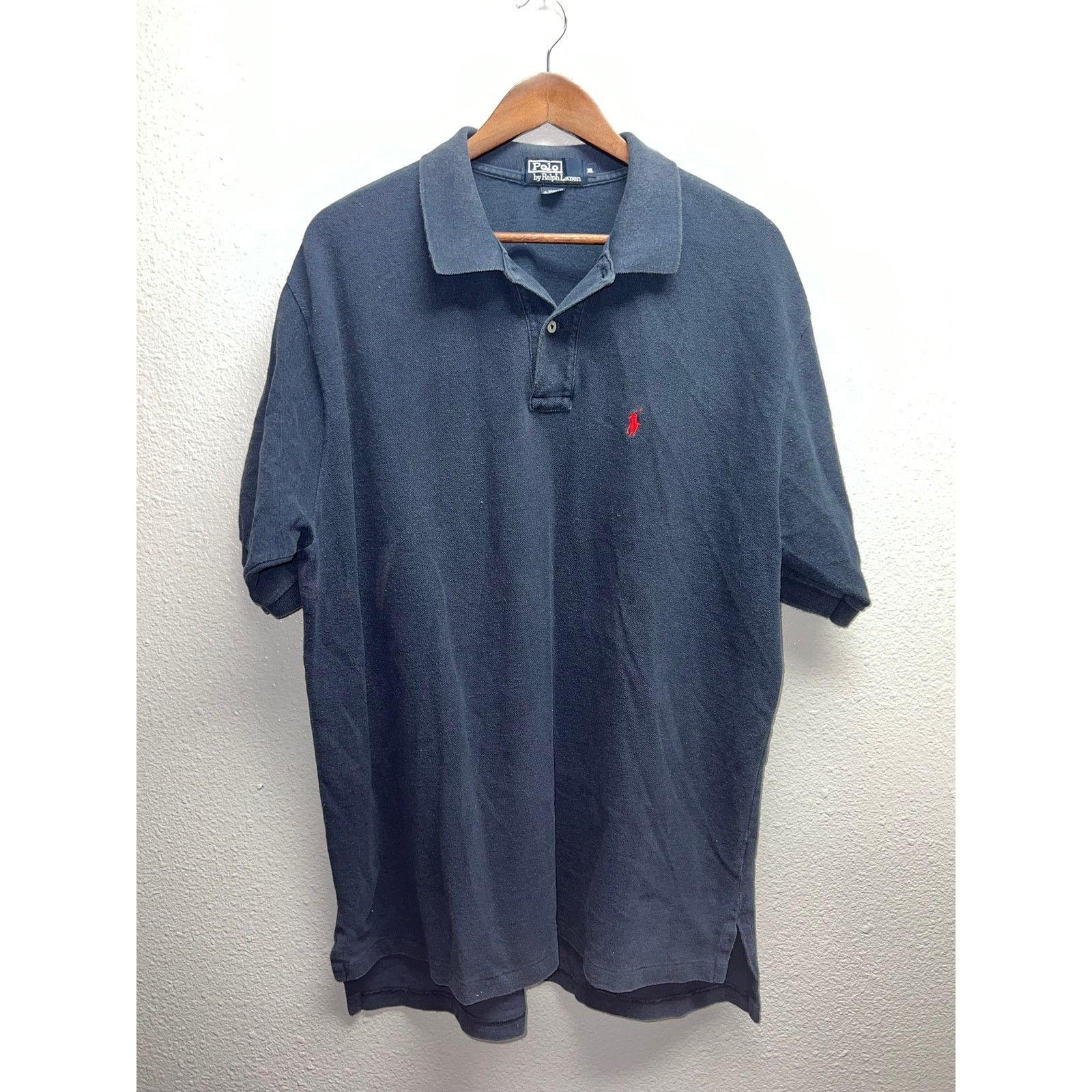 Polo Ralph Lauren Vintage Polo Ralph Lauren Black Polo Shirt PRL VTG Mens XL Size US XL / EU 56 / 4 - 1 Thumbnail