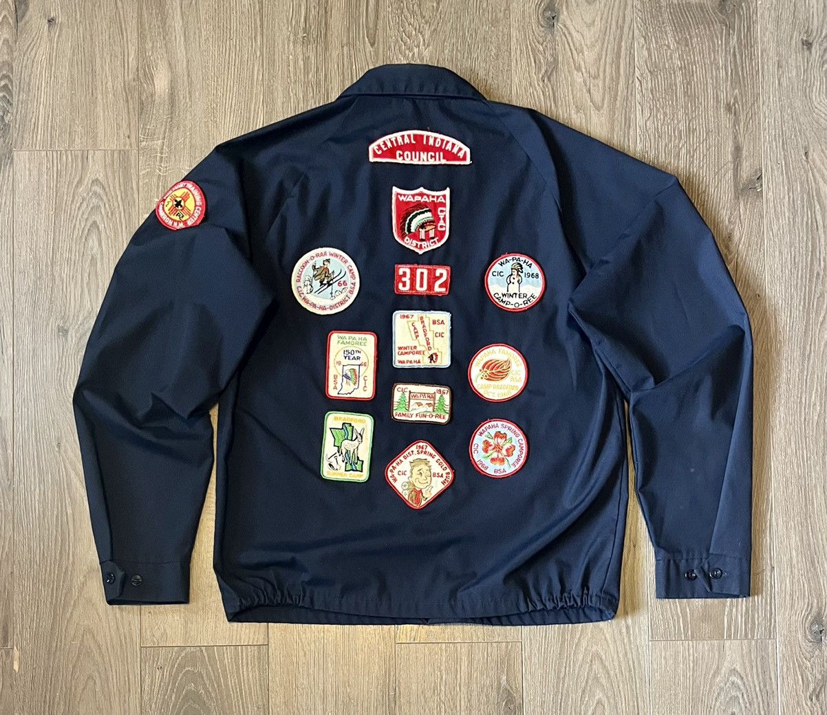 Vintage Vintage 60s Navy BSA Patch Jacket Size US L / EU 52-54 / 3 - 2 Thumbnail