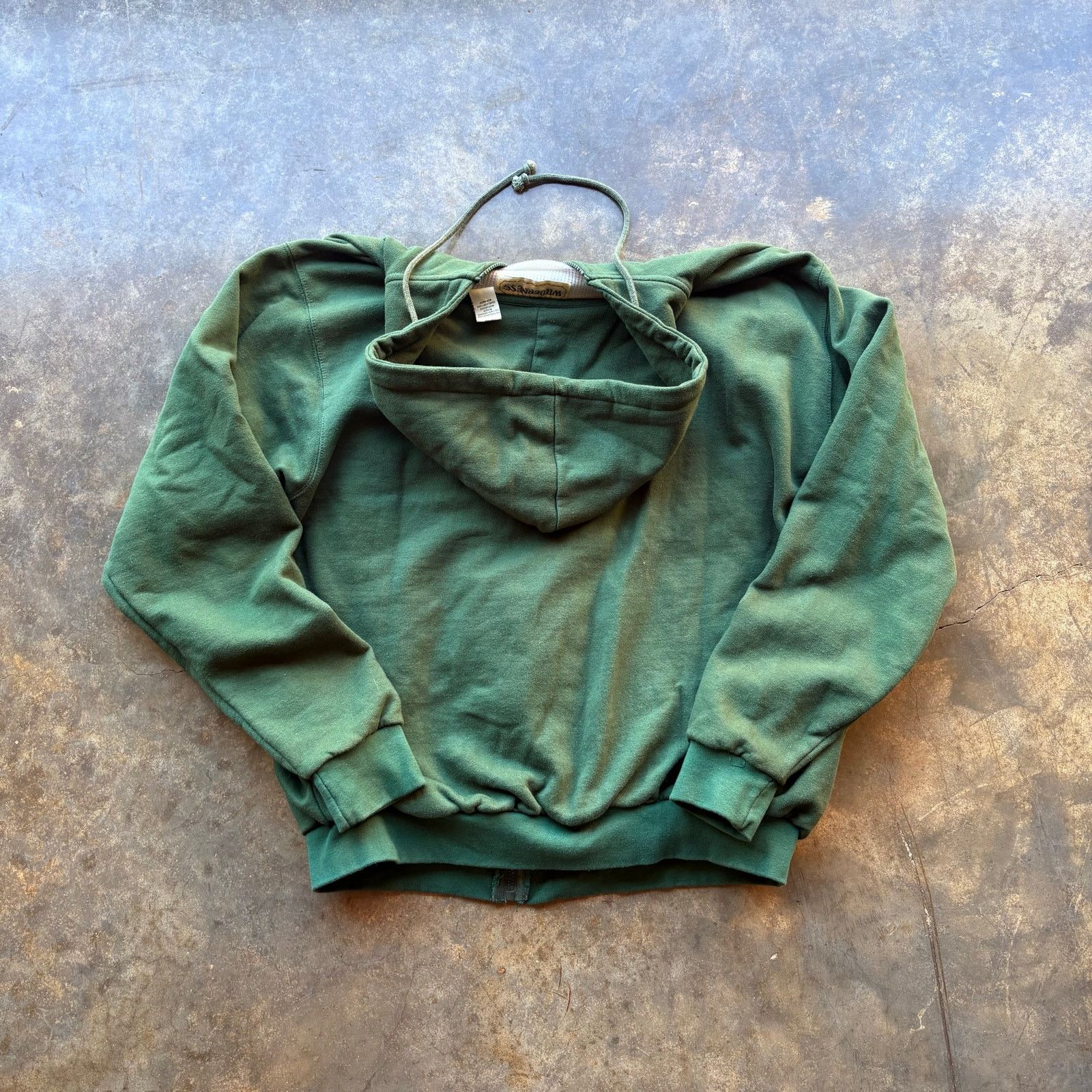 Vintage Vintage Boxy Thermal Forest Green Sweatshirt Size US XXL / EU 58 / 5 - 5 Thumbnail