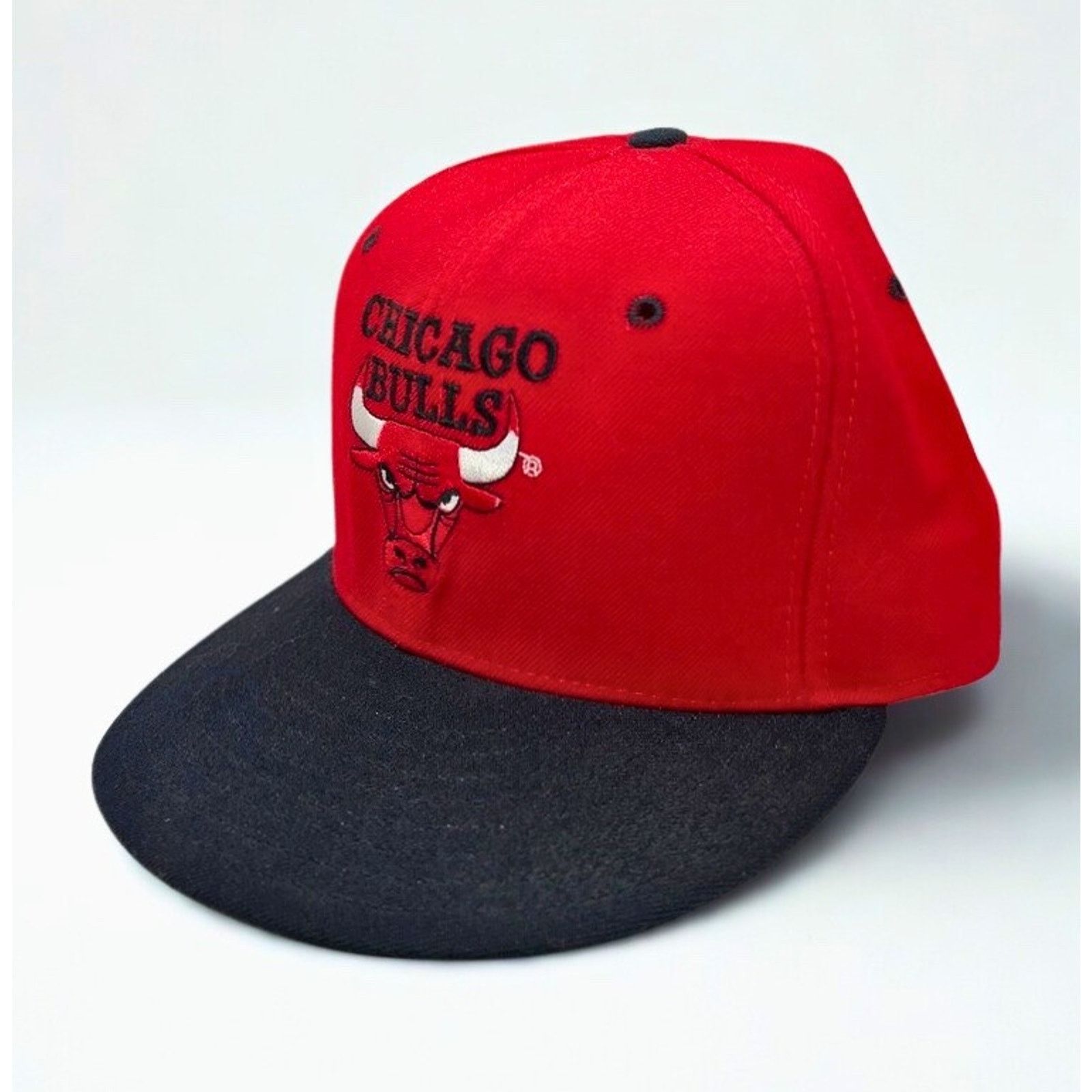 New Era Chicago Bulls NBA New Era 59FIFTY Fitted Hat 7 1/2 Wool USA Size ONE SIZE - 6 Thumbnail