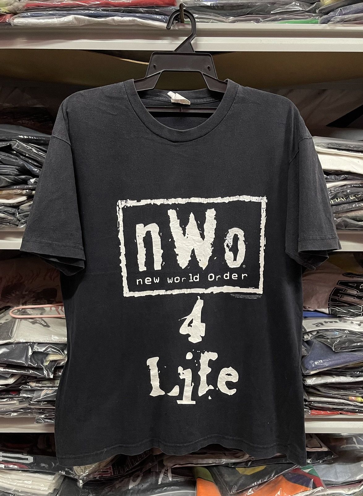 Vintage × WCW/nWo Vintage 90s nWo 4 Life Very Rare🔥🔥🔥 Size US L / EU 52-54 / 3 - 1 Thumbnail