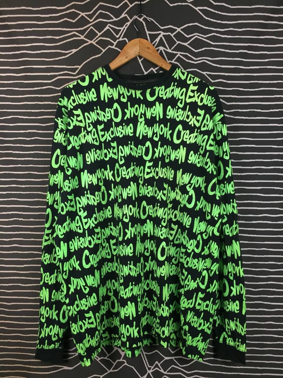 Vintage Creating Exclusive NYC All Over Print Long Sleeve Tee Size US XXL / EU 58 / 5 - 1 Thumbnail