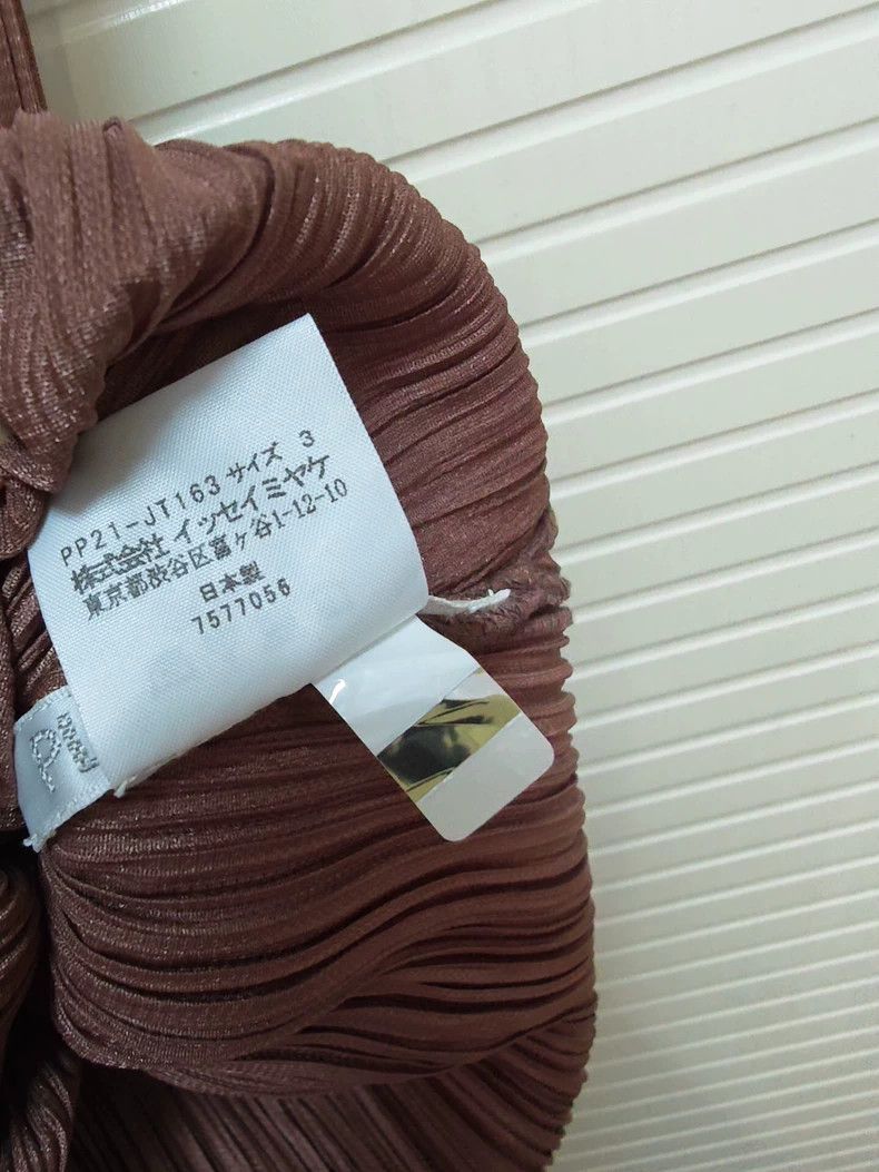 Issey Miyake Issey Miyake size:3 Brown sleeveless dress Size M / US 6-8 / IT 42-44 - 8 Thumbnail