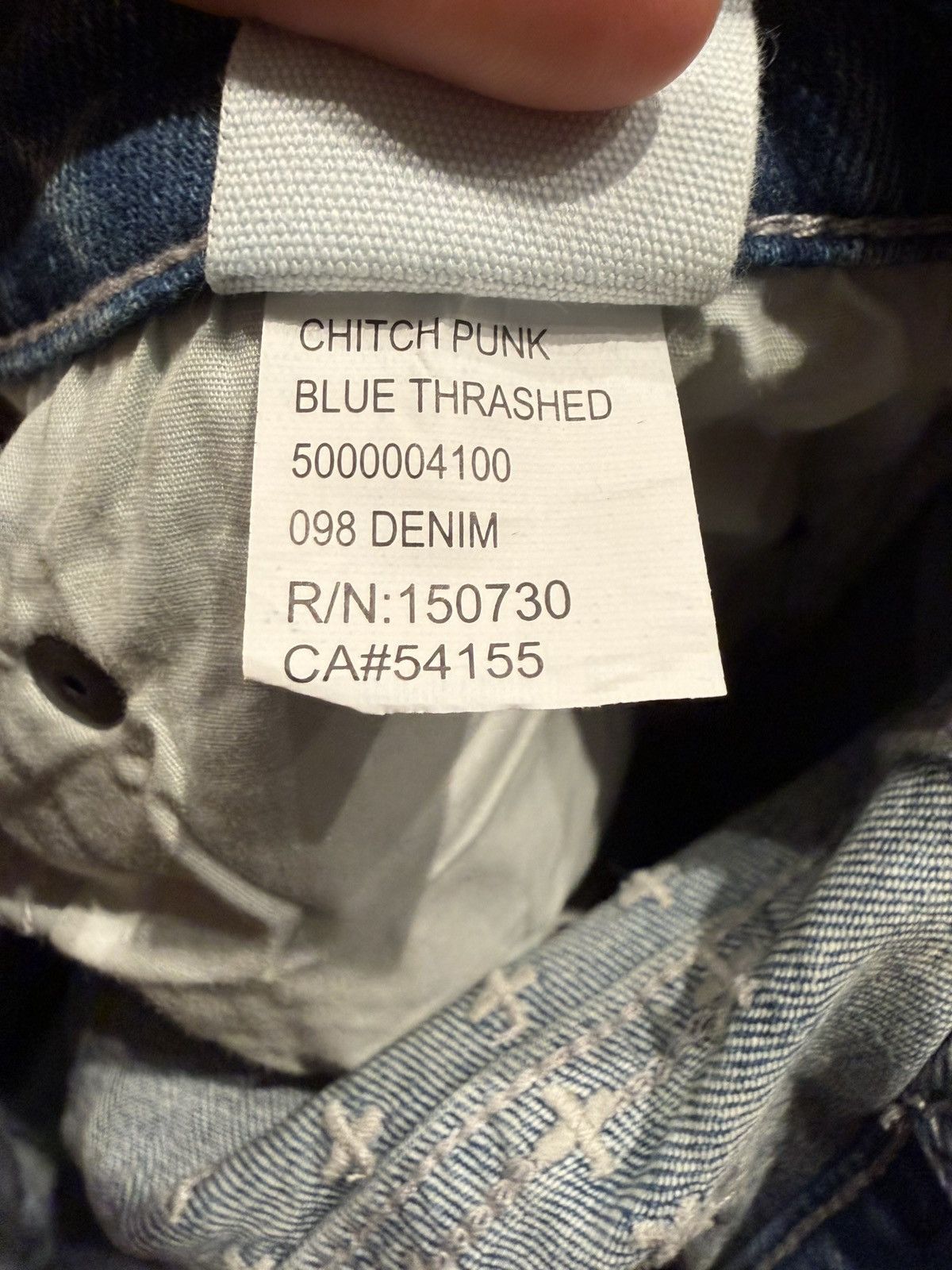 Ksubi Ksubi Chitch Punk Blue Thrashed Jeans Size 34 Size US 34 / EU 50 - 11 Thumbnail
