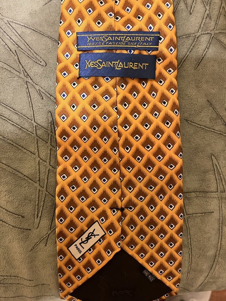 Yves Saint Laurent Vintage YSL Silk Tie Size ONE SIZE - 2 Thumbnail