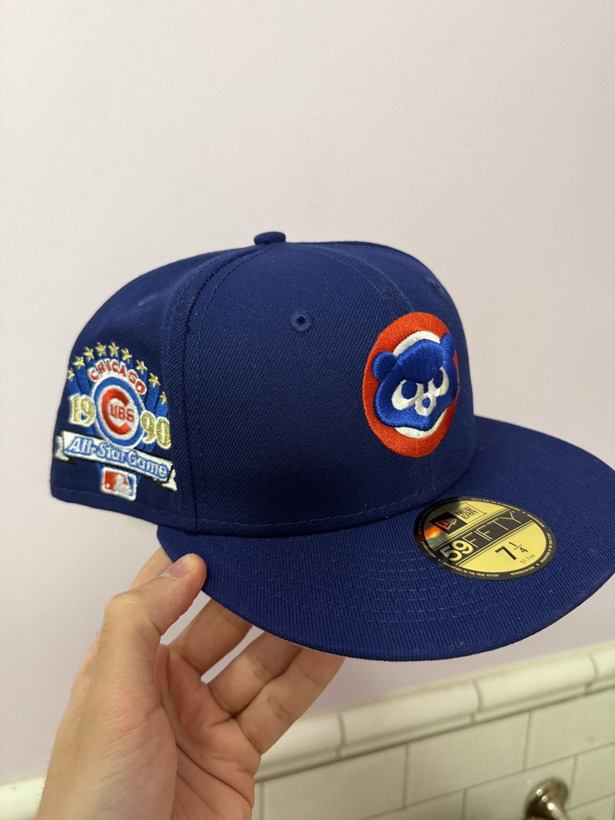 Hat Club Hat Clubs Cubs Fitted 7 1/4 1990 ASG Size ONE SIZE - 3 Thumbnail