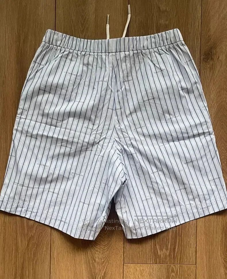 Givenchy Givenchy Blue Striped Casual Shorts. Size US 34 / EU 50 - 2 Thumbnail