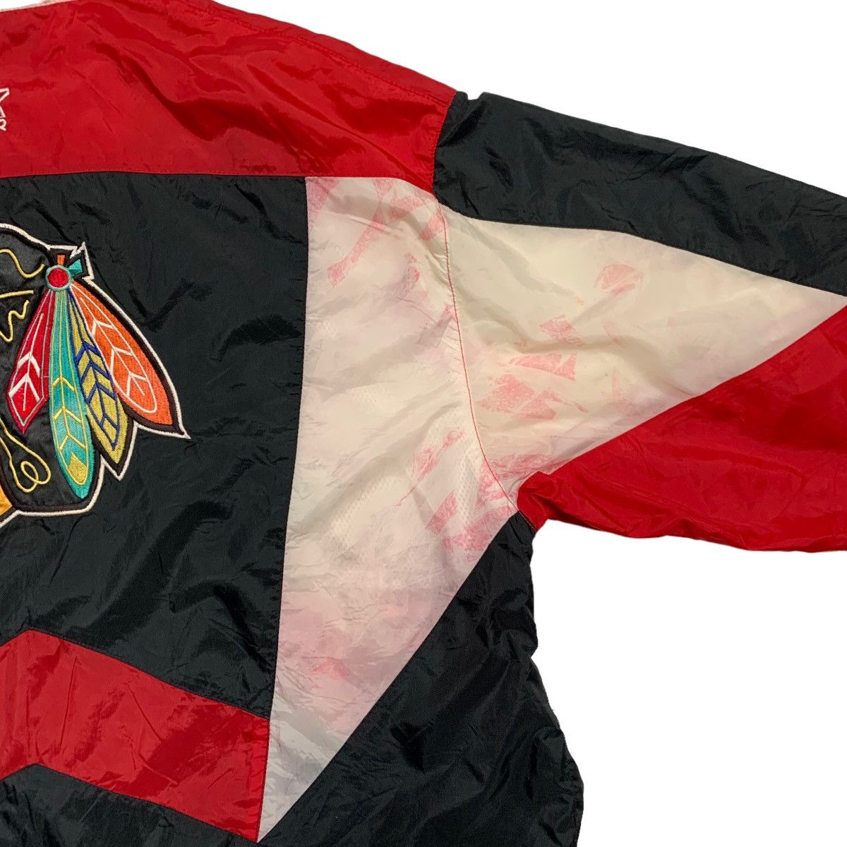 NHL Vintage Starter NHL Chicago Blackhawks Nylon Jacket Size US M / EU 48-50 / 2 - 6 Thumbnail