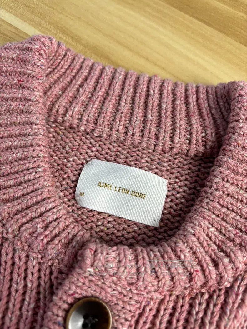 Aime Leon Dore Chunky Henry Neck Knit Sweater