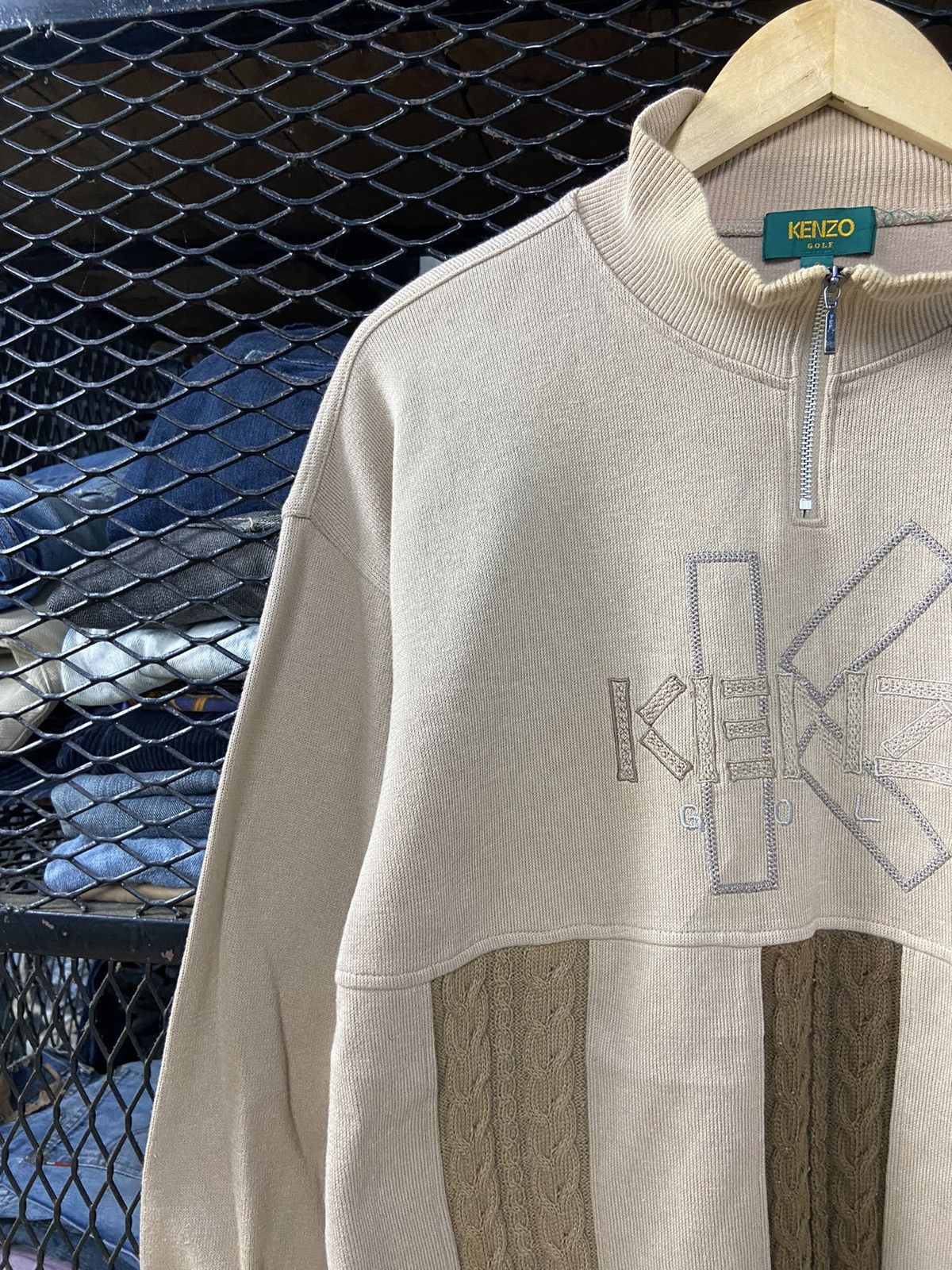 Kenzo × Other × Vintage Vintage Kenzo Golf Sweatshirt Size US M / EU 48-50 / 2 - 2 Thumbnail