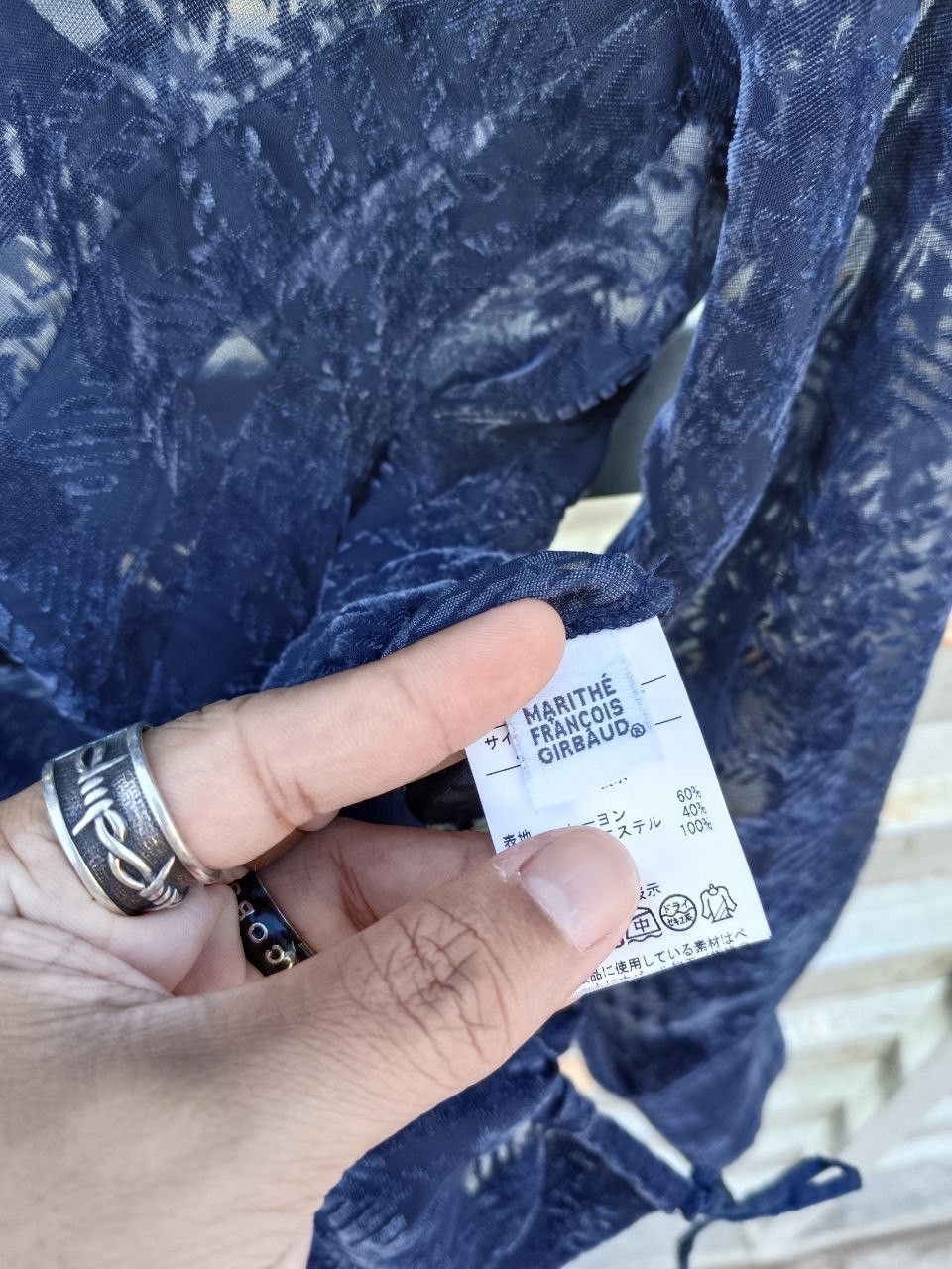 Marithe + Francois Girbaud MFG TRANSPARENTS BUTTON UP Size M / US 6-8 / IT 42-44 - 4 Thumbnail