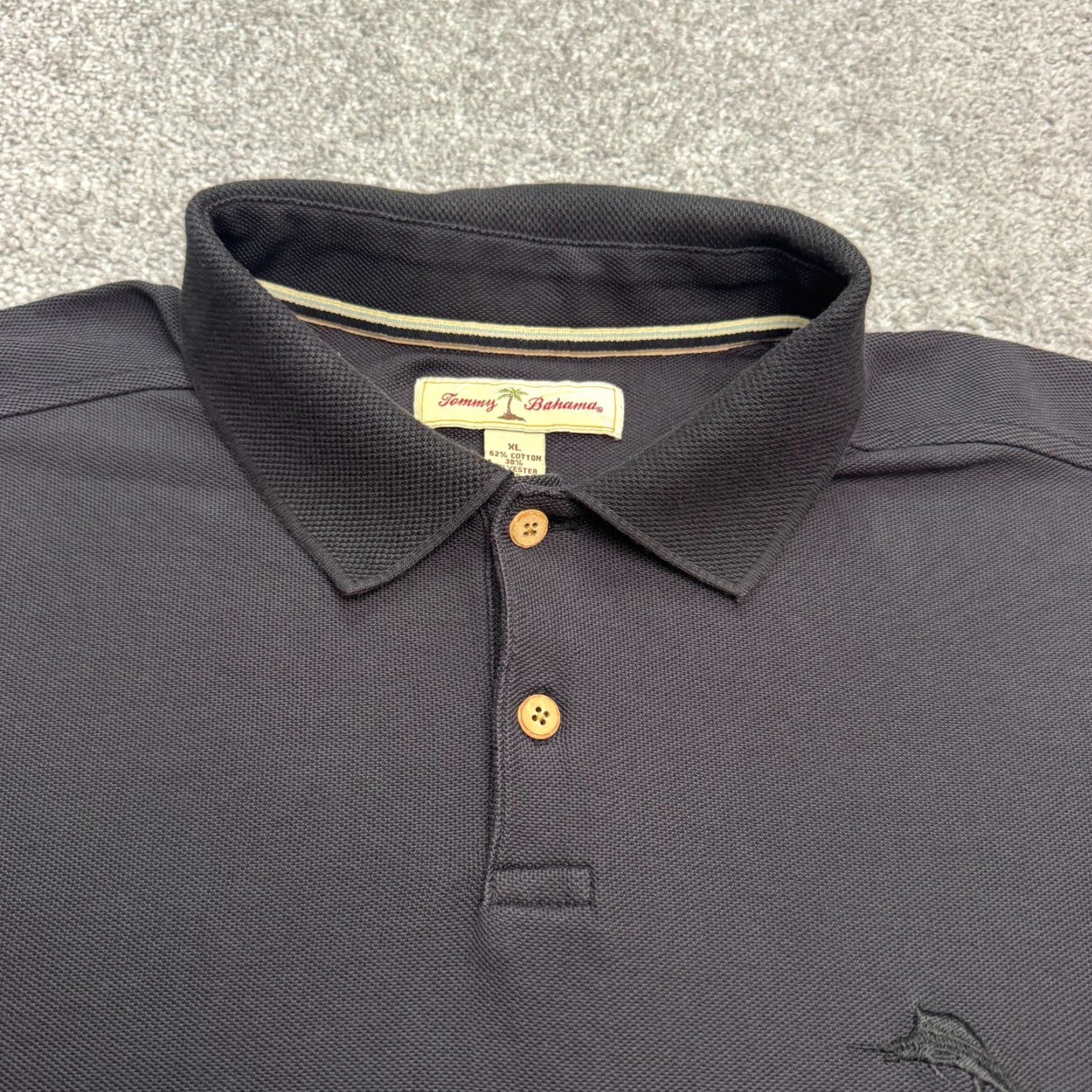 Tommy Bahama Tommy Bahama Polo Shirt Mens XL Black Short Sleeve Marlin Logo Top Size US XL / EU 56 / 4 - 3 Thumbnail