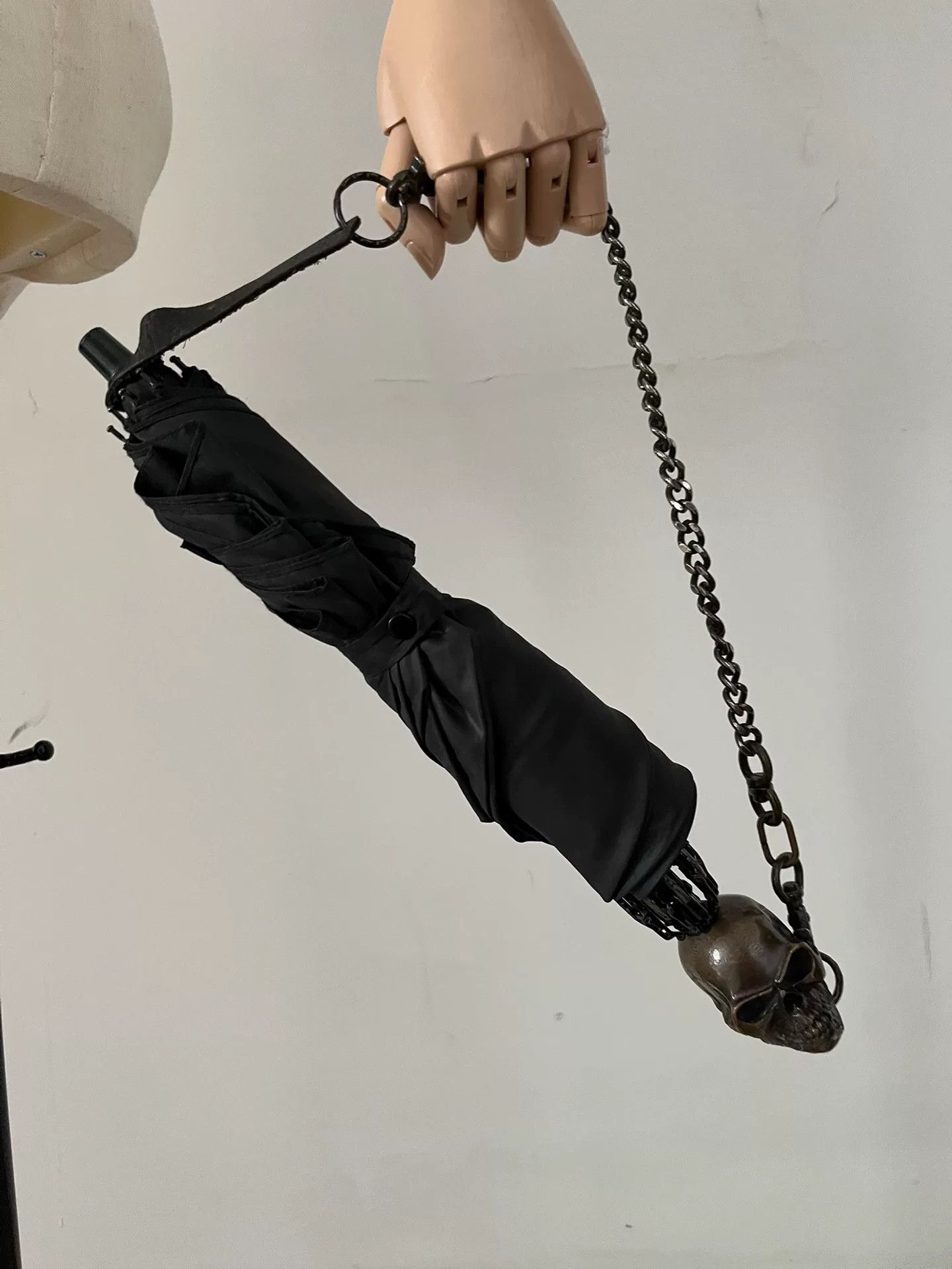 Beauty Beast Beauty: Beast Skull Handle Umbrella Size ONE SIZE - 1 Thumbnail