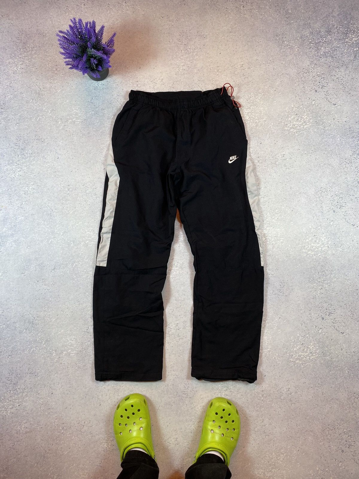 Nike × Vintage Vintage Nike Men’s Drill Black Pants Size US 30 / EU 46 - 2 Thumbnail