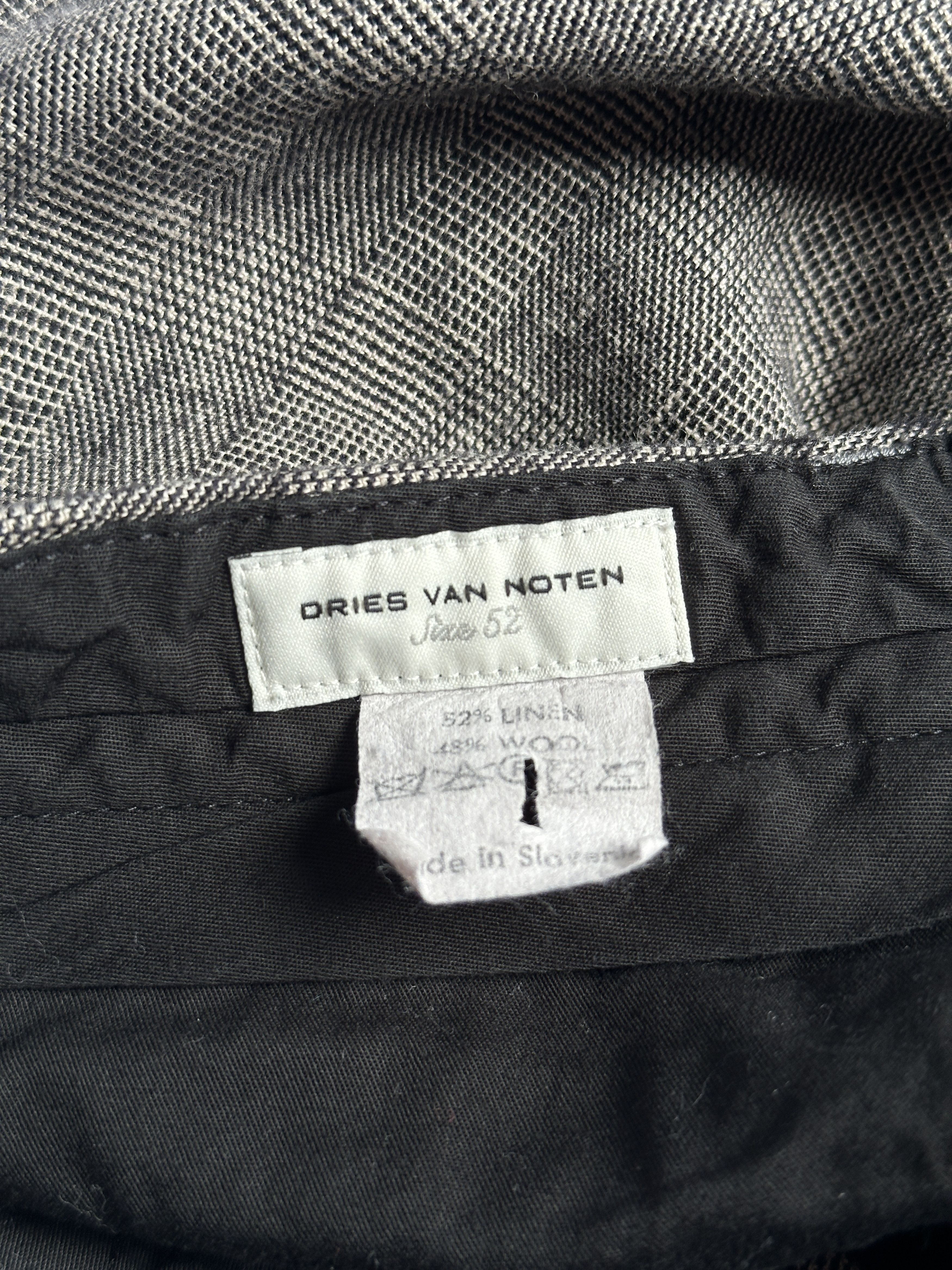 Dries Van Noten Dries Van Noten Wide Leg Wool Trousers Size US 34 / EU 50 - 3 Thumbnail