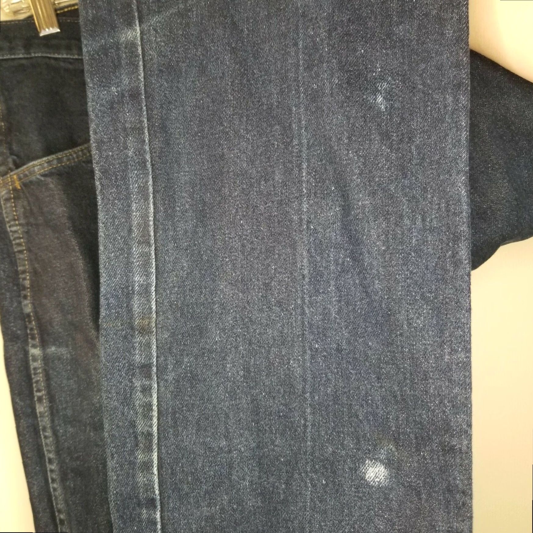 Vintage Rustler Mens Blue Straight Jeans Size 36x34 Size US 36 / EU 52 - 3 Thumbnail