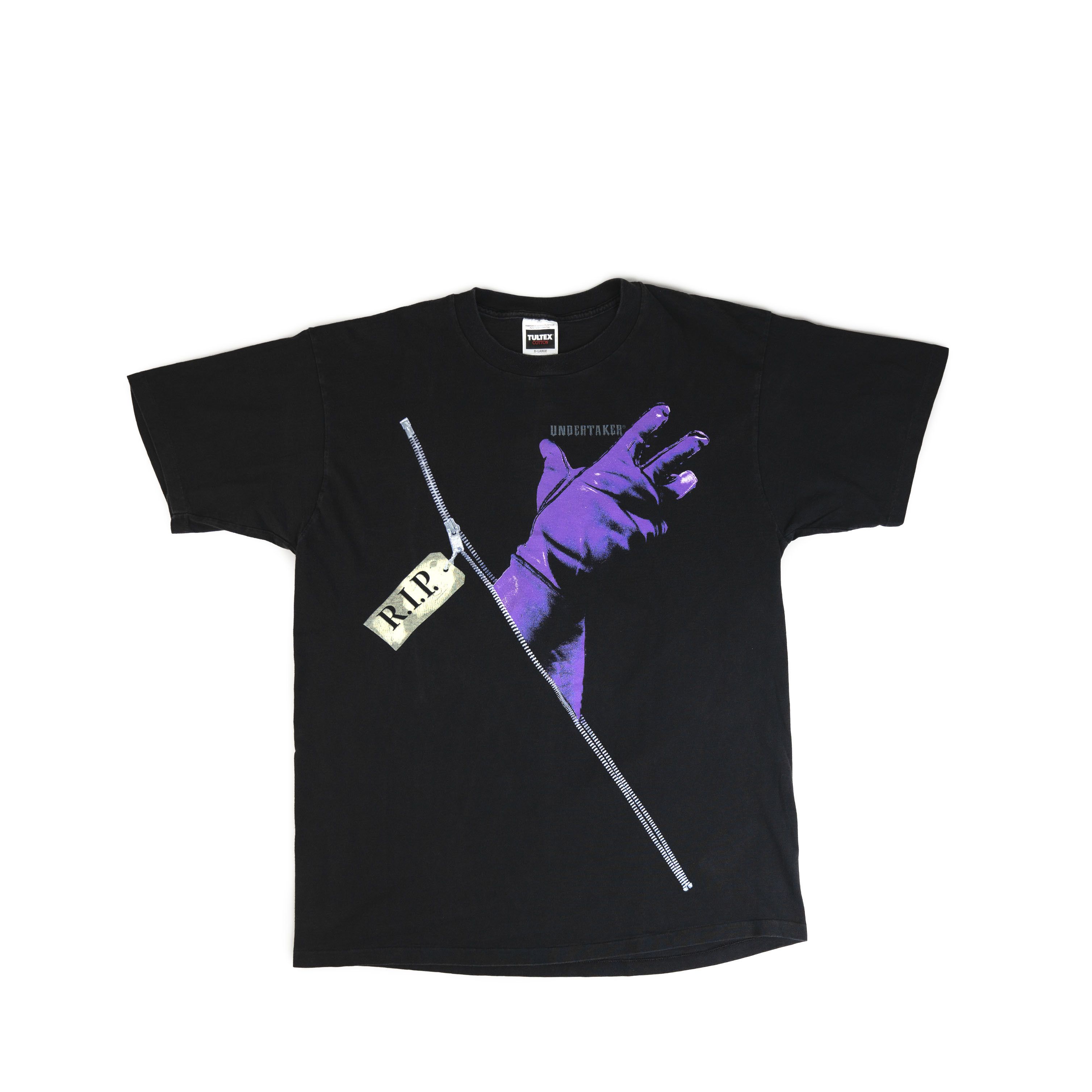 Vintage × WWE × WWF Vintage 1994 WWF The Undertaker Guess Who's Back Tee Shirt Size US XL / EU 56 / 4 - 1 Thumbnail