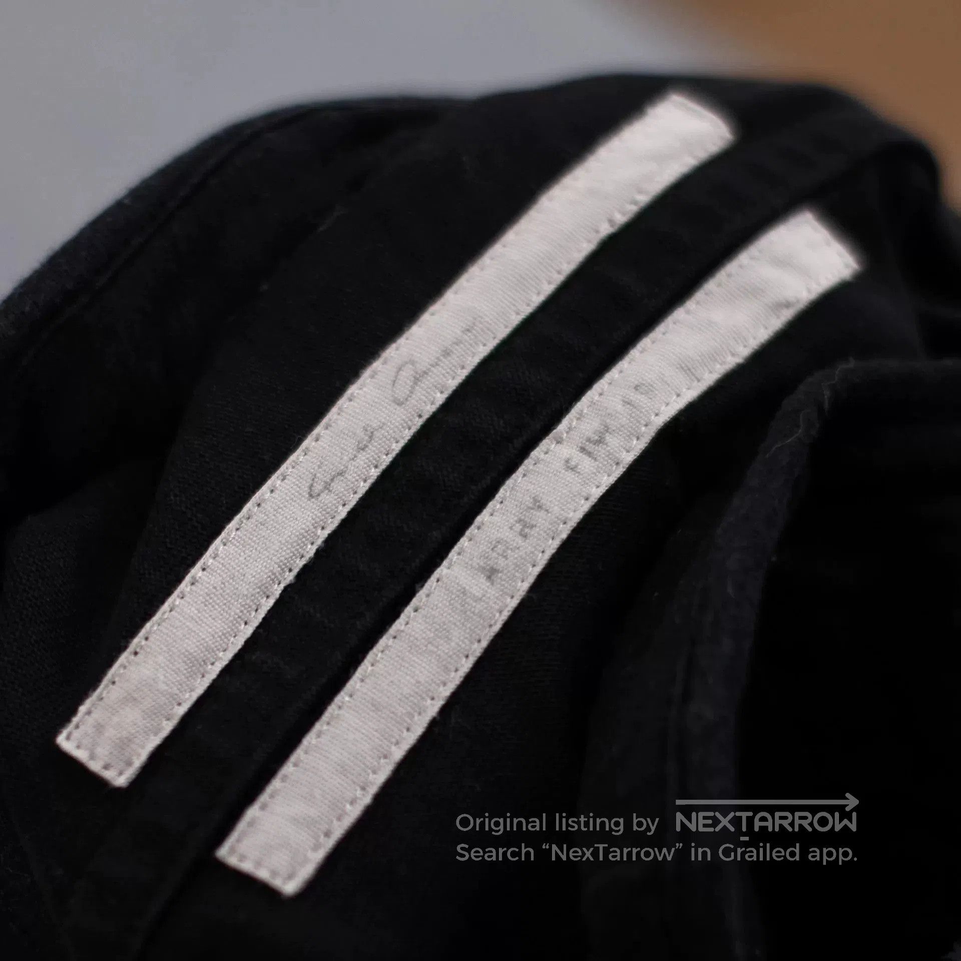 Rick Owens Rick Owens Main Line White Stripe Pants. Size 37" - 4 Thumbnail
