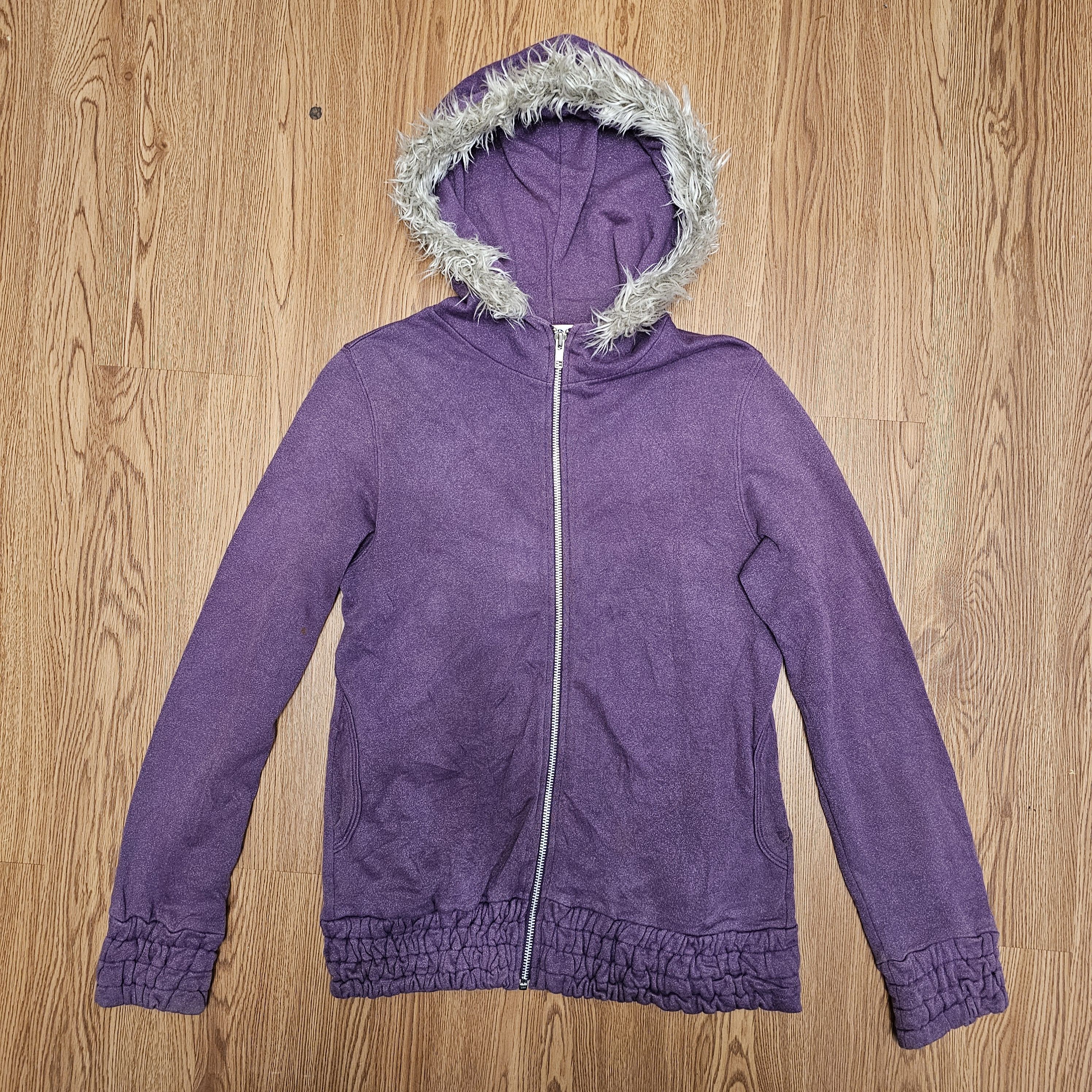 If Six Was Nine Faux Fur Archive H2O Jeans Racoon Lurex Purple Hoodie Size M / US 6-8 / IT 42-44 - 1 Thumbnail