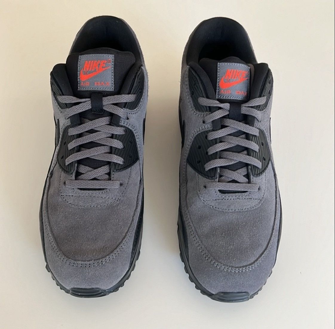 Nike nike air max 90 grey suede Size US 10.5 / EU 43-44 - 2 Thumbnail