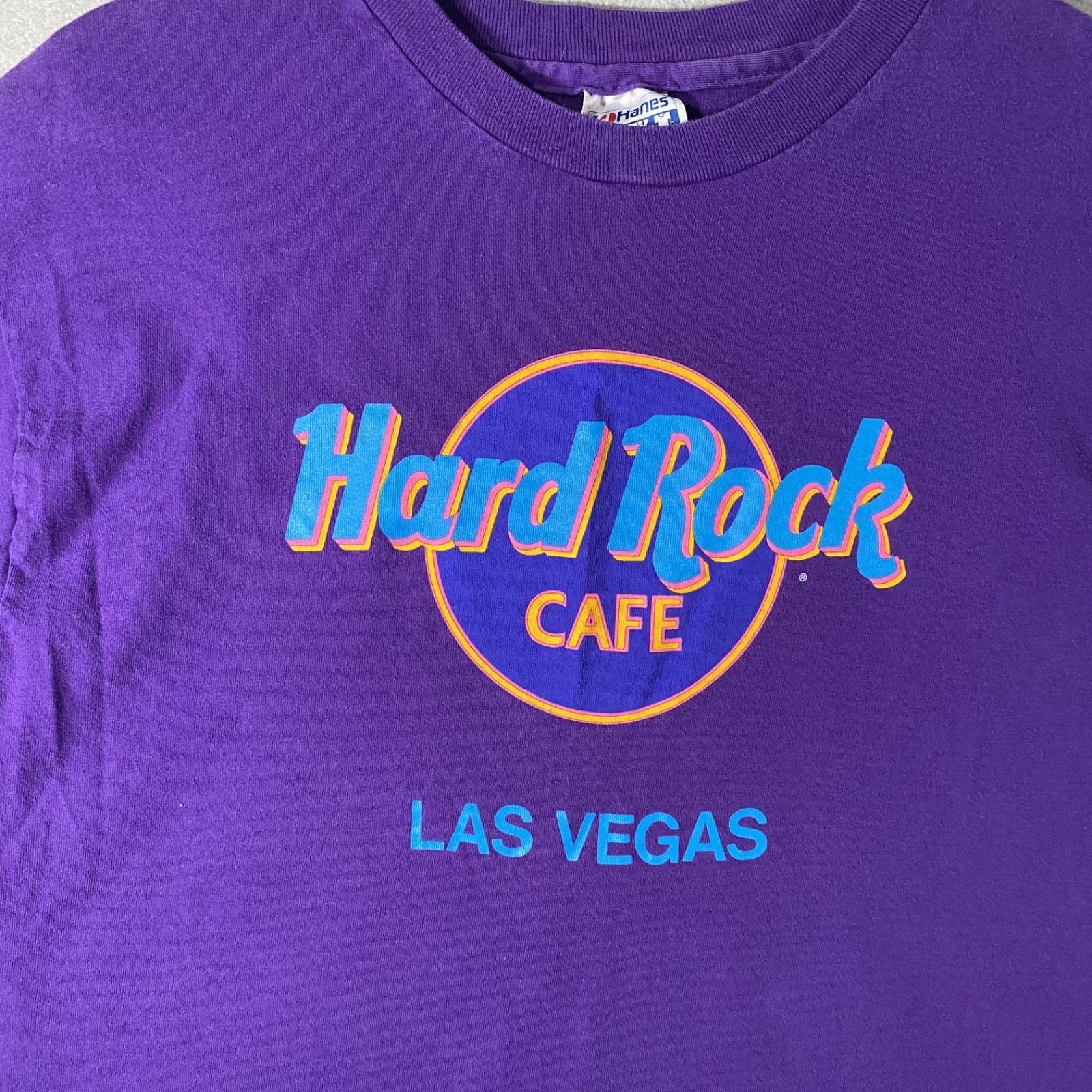 Hard Rock Cafe Hard Rock Cafe Las Vegas Purple T Shirt Large USA Vtg Size US L / EU 52-54 / 3 - 2 Thumbnail
