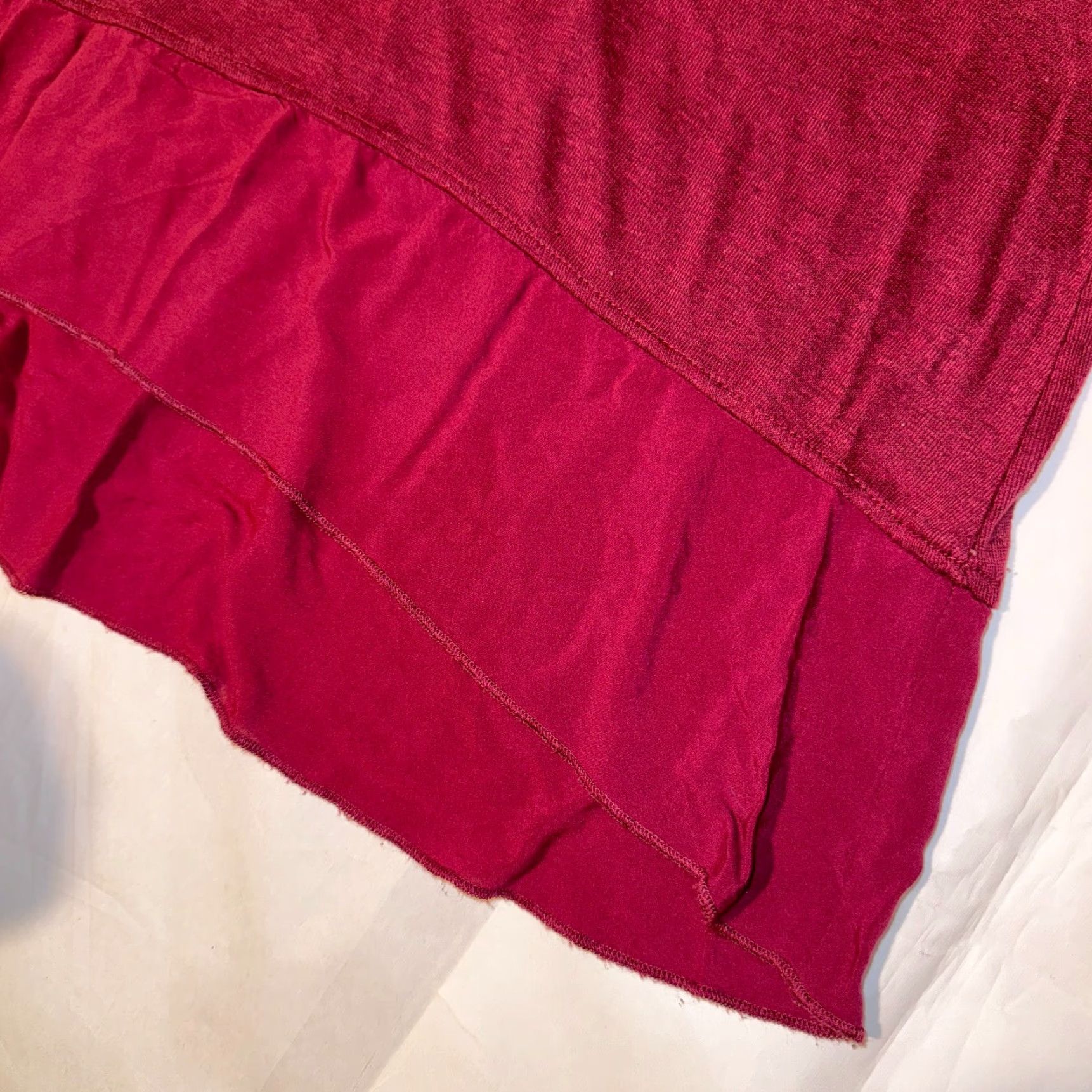 Vintage Energe Blouse Womens L Maroon Embelished Studded Y2K Paisley Ruffle 3/4 Sleeve Top Casual Womens Size L / US 10 / IT 46 - 3 Thumbnail