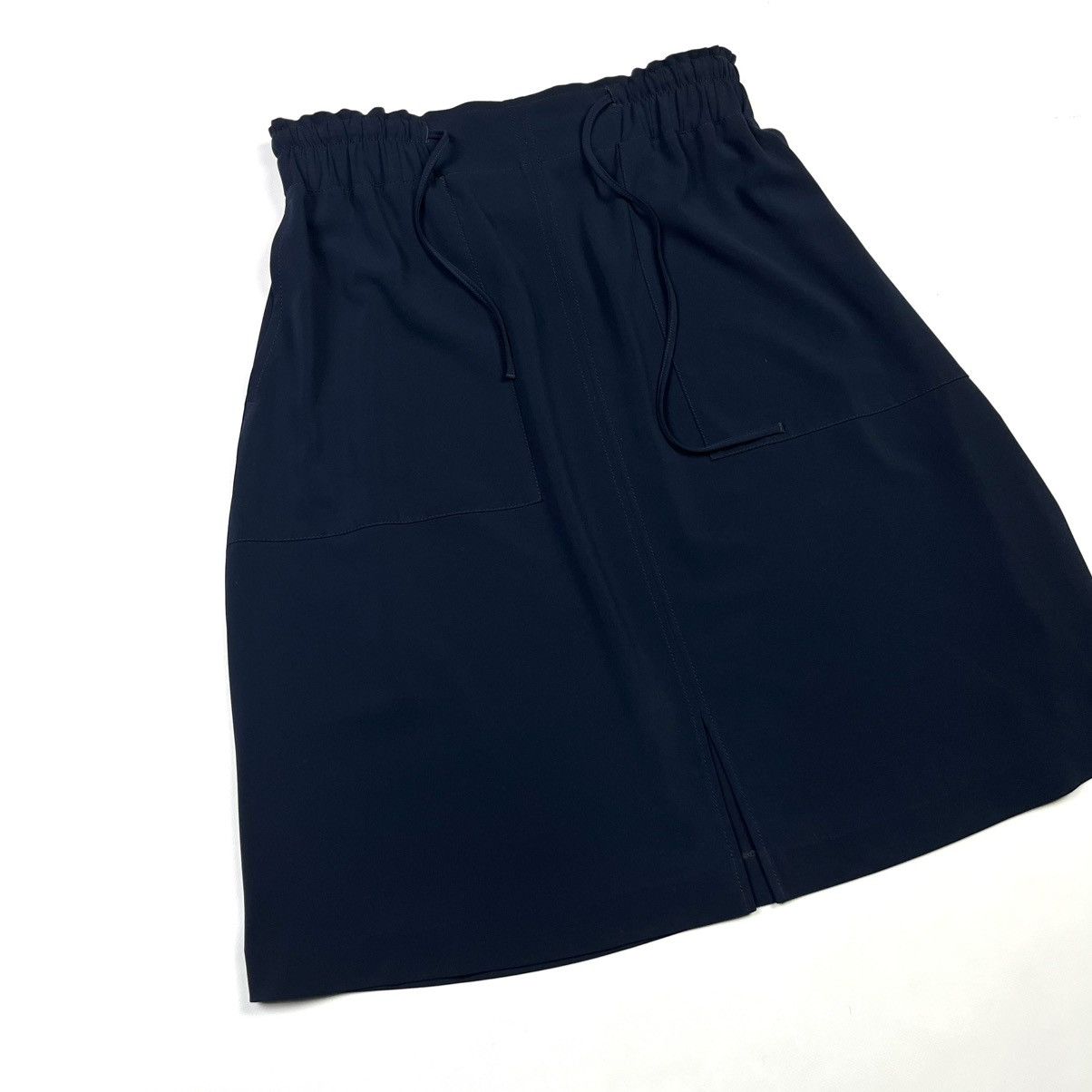 Akris × Vintage Akris Punto Vintage Luxury Midi Skirts Blue Size 28" / US 6 / IT 42 - 2 Thumbnail