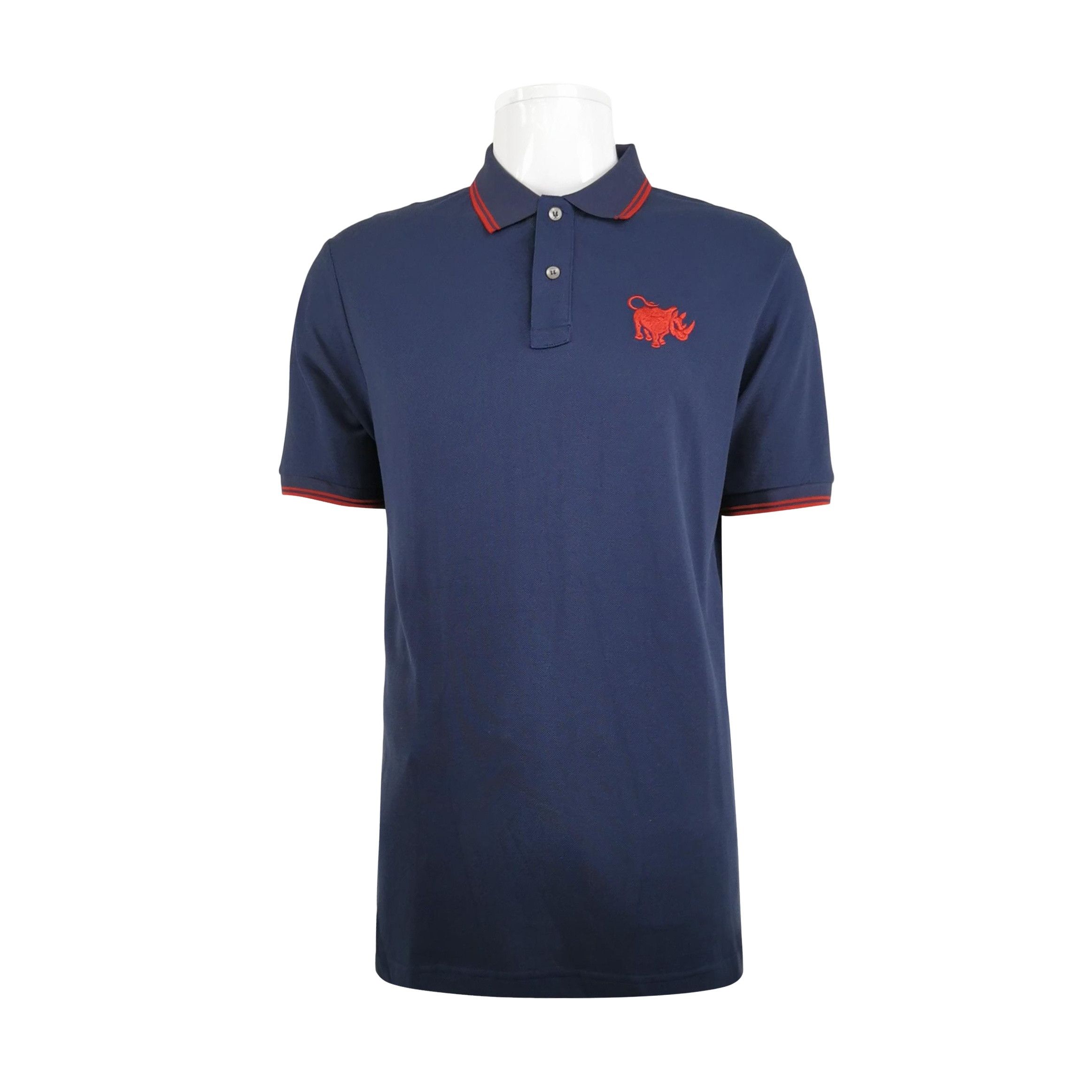 Prada Prada Rhino Embroidered Polo Shirt Size XL Size US XL / EU 56 / 4 - 1 Thumbnail
