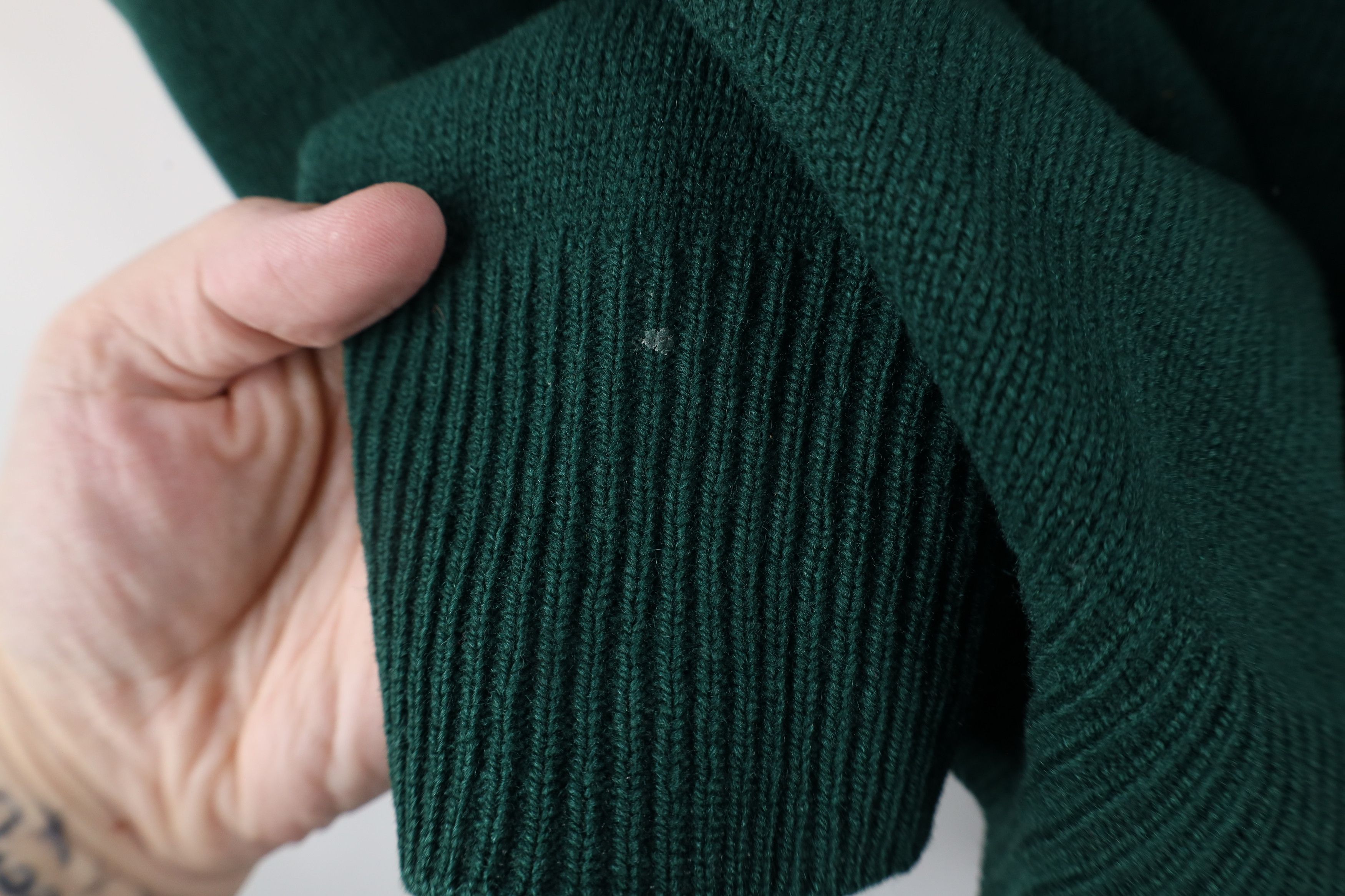 Vintage Vintage 80s 90s Streetwear Wool Knit Sweater Vest Green Size US XL / EU 56 / 4 - 8 Thumbnail