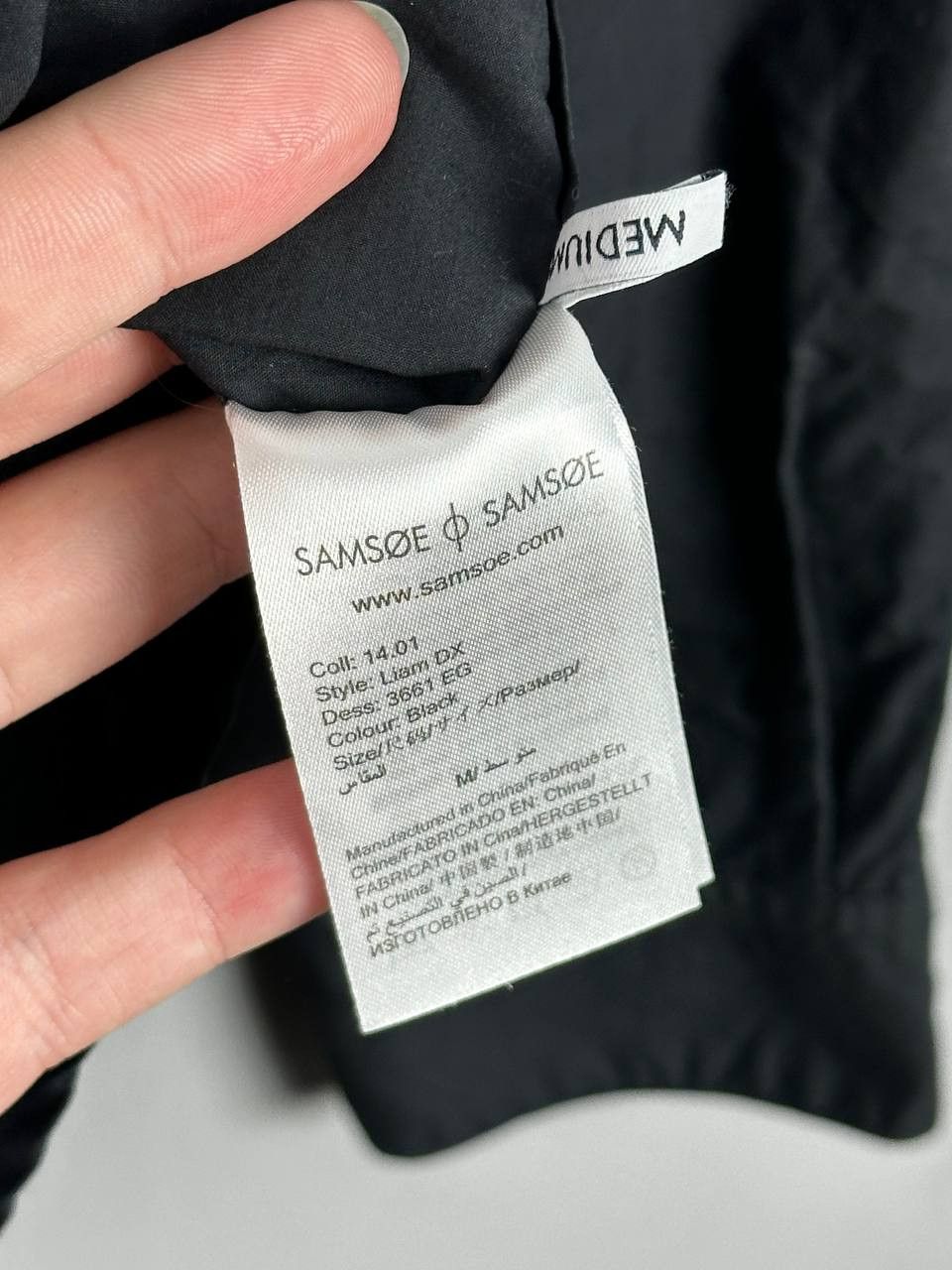 Samsoe Samsoe Samsoe Samsoe Black Liam Casual Streetwear Shirt Size US M / EU 48-50 / 2 - 8 Thumbnail