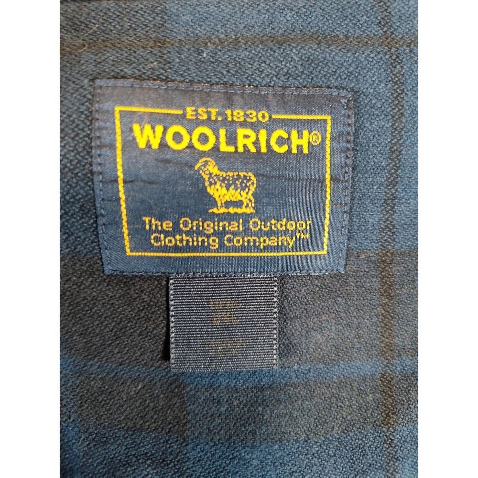 Woolrich Woolen Mills Woolrich VTG Storm Shirt 2XL Blue Black Plaid Flannel Heavy Size US XXL / EU 58 / 5 - 10 Thumbnail