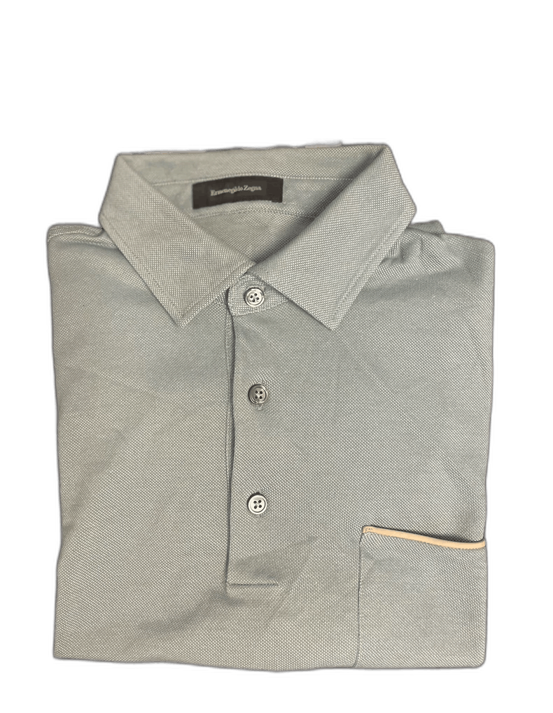 Ermenegildo Zegna Zegna light blue short sleeve polo Size US XS / EU 42 / 0 - 1 Thumbnail