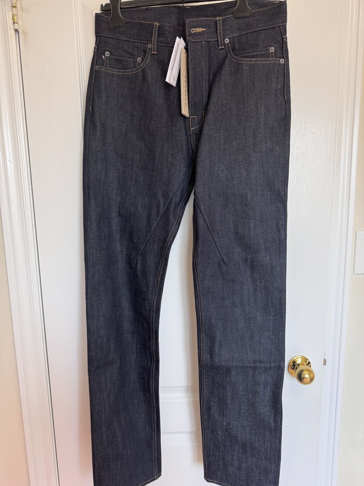 Rick Owens Rick Owens DRKSHDW Denim Detroit Cut Pants 'Indigo' Size US 33 - 1 Thumbnail