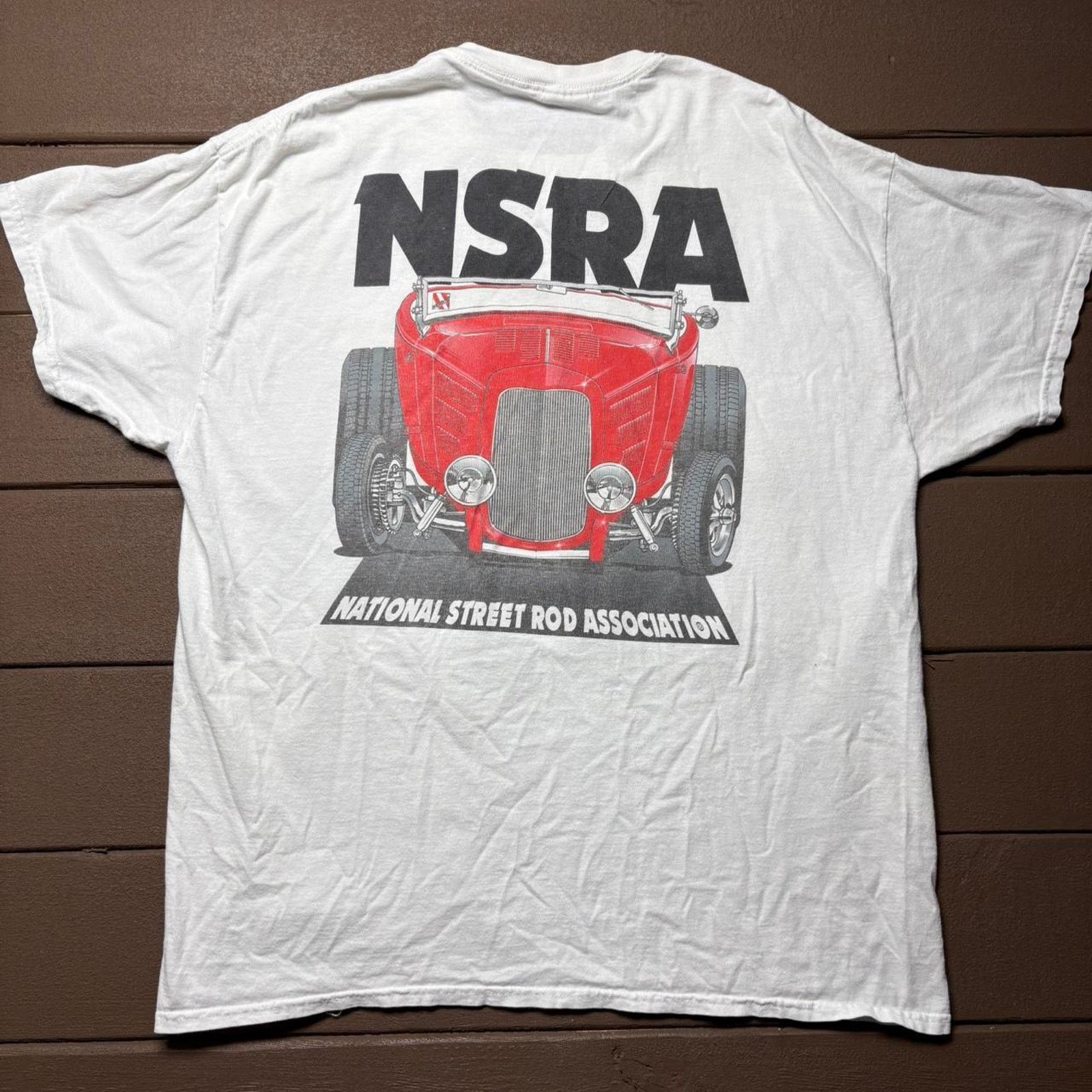 Gildan White 2014 Street Rod Nationals Shirt Size US XL / EU 56 / 4 - 3 Thumbnail
